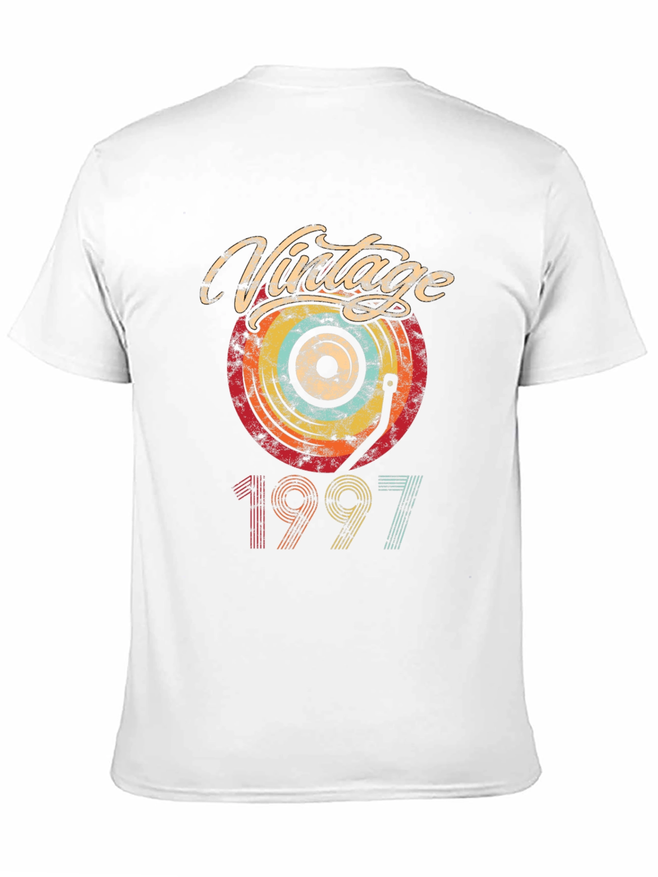 Black Vintage 1997 Record T-Shirt view 11