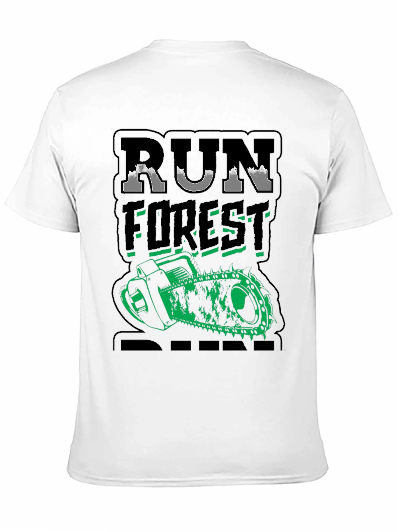 Black Run Forest Run Graphic Tee view 11