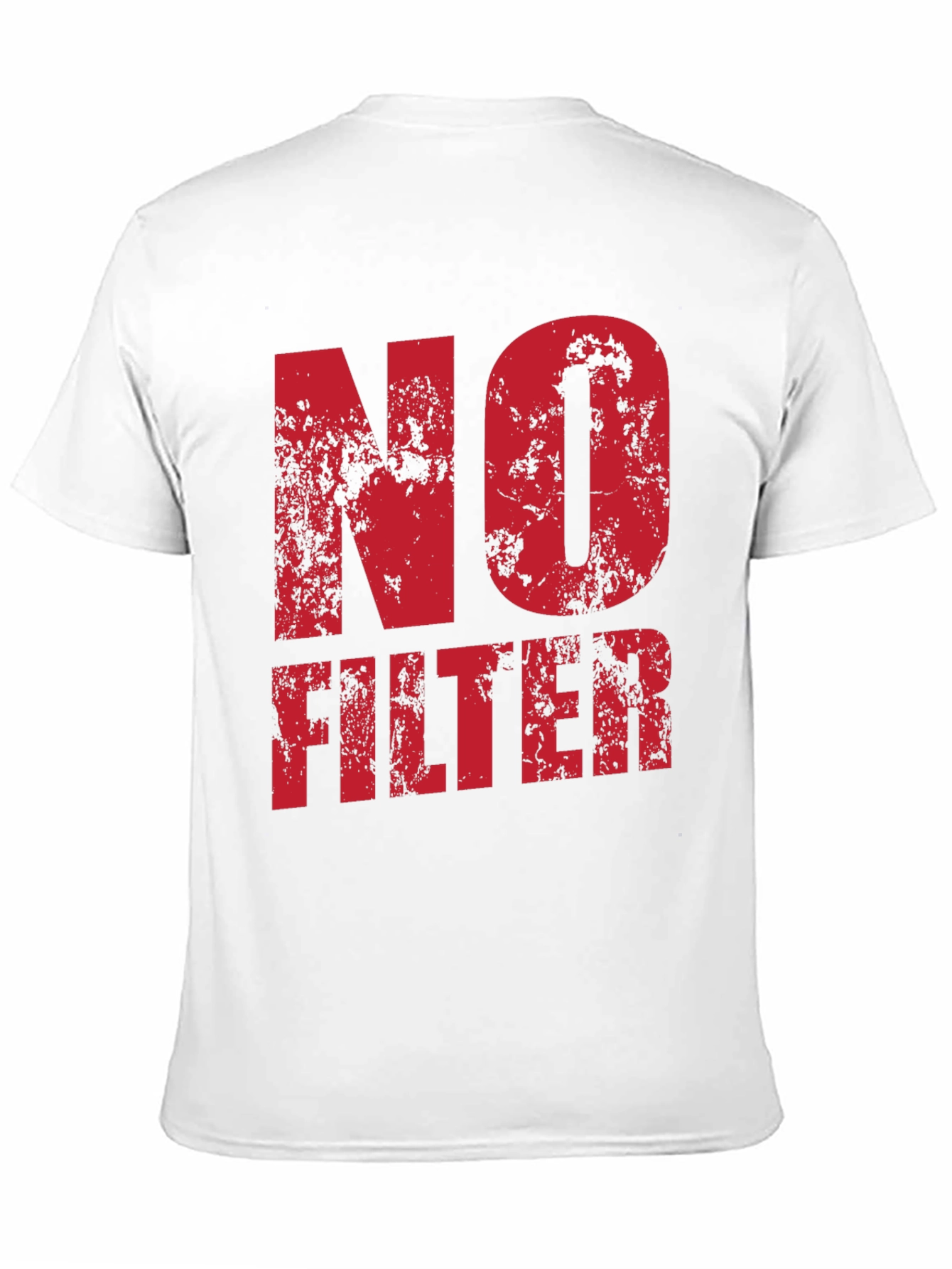 Black No Filter Graphic Tee - Black Cotton T-Shirt view 11