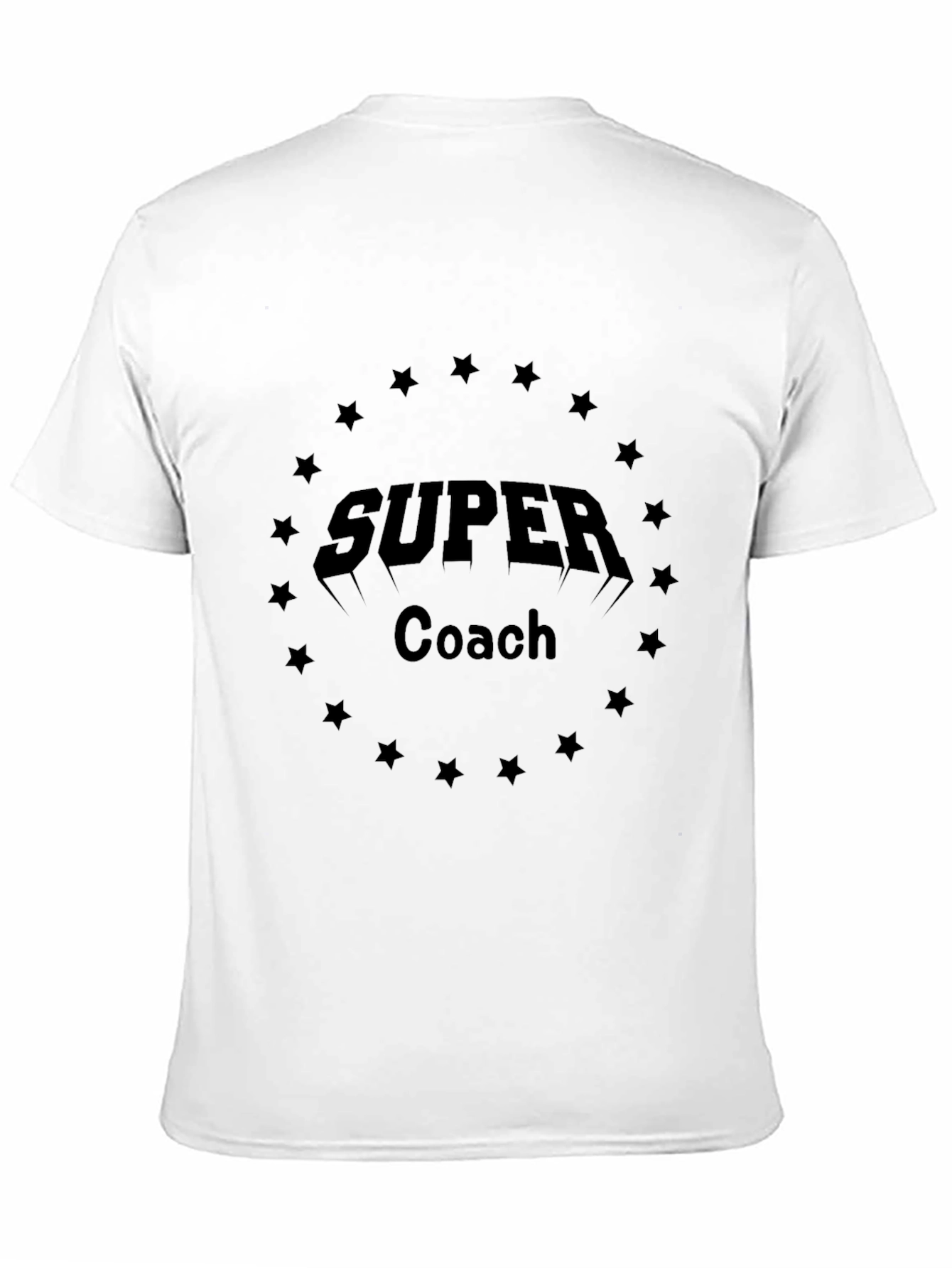 Black Super Coach Star T-Shirt - Black Graphic Tee view 11