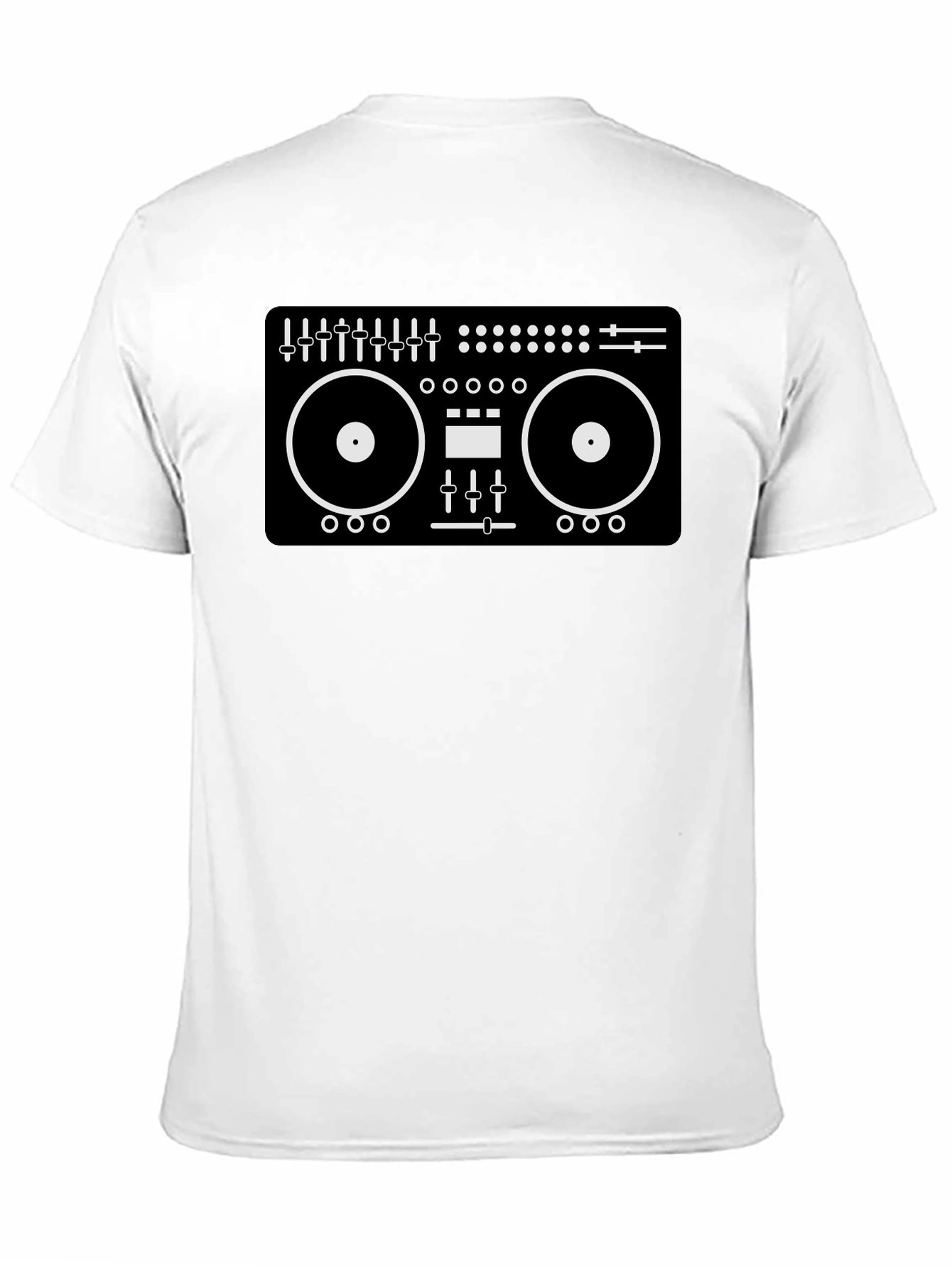 Black DJ Mixer Graphic Tee - Black view 11
