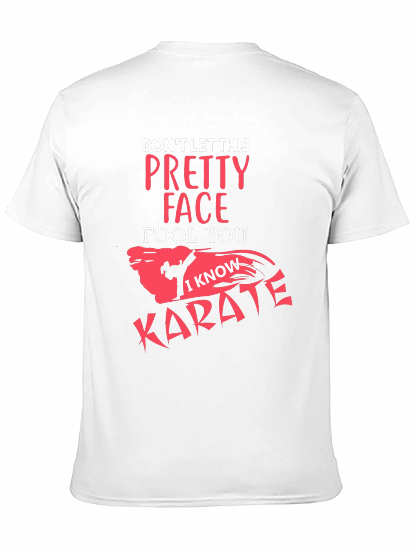 Black Pretty Face Karate Graphic Tee - Black view 11