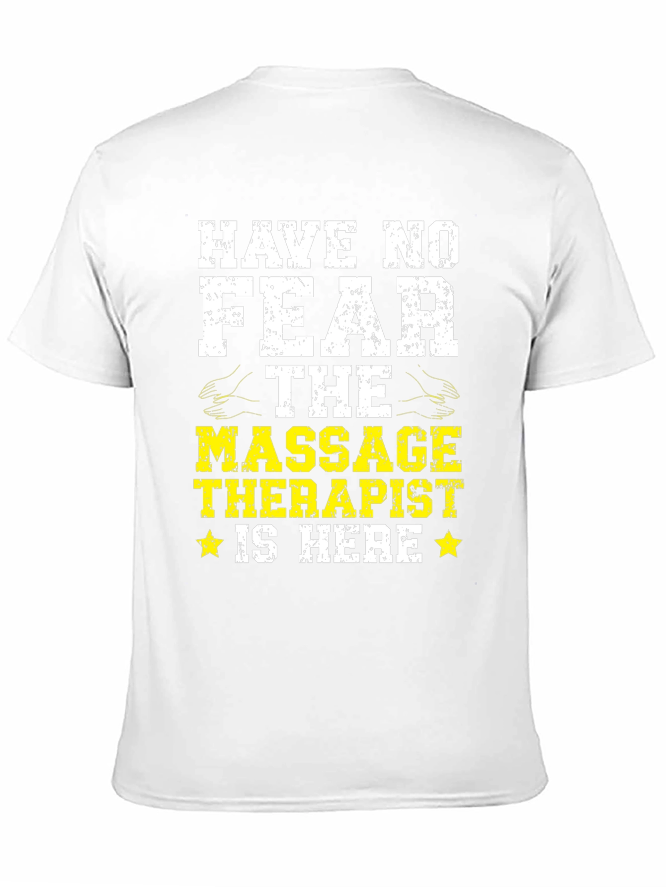 Black Have No Fear Massage Therapist Black T-Shirt view 11