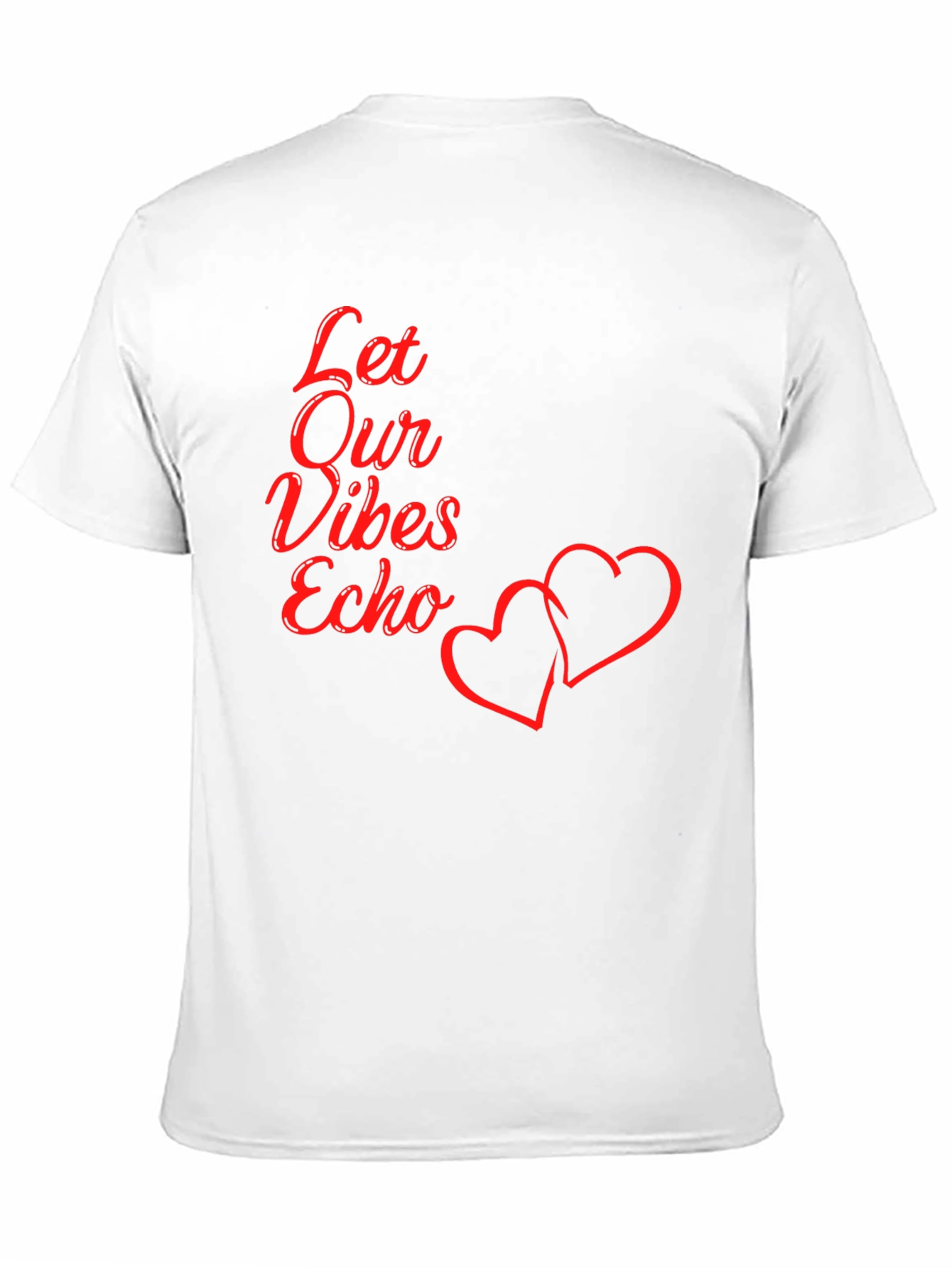 Black Let Our Vibes Echo Graphic Tee - Black view 11