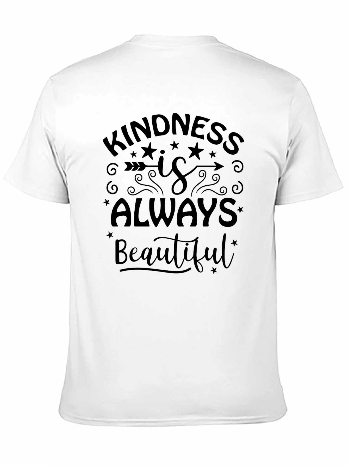 Black Kindness is Always Beautiful Graphic Tee view 11