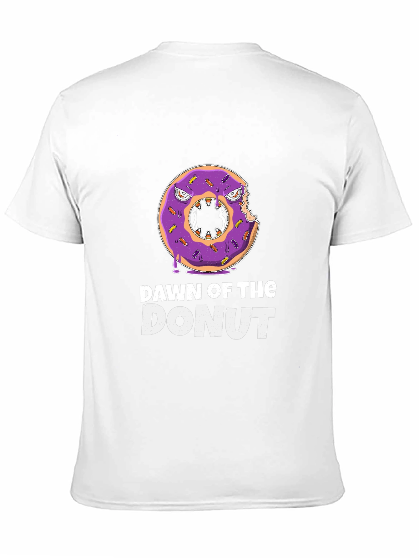 Black Dawn of the Donut T-Shirt - Black Graphic Tee view 11