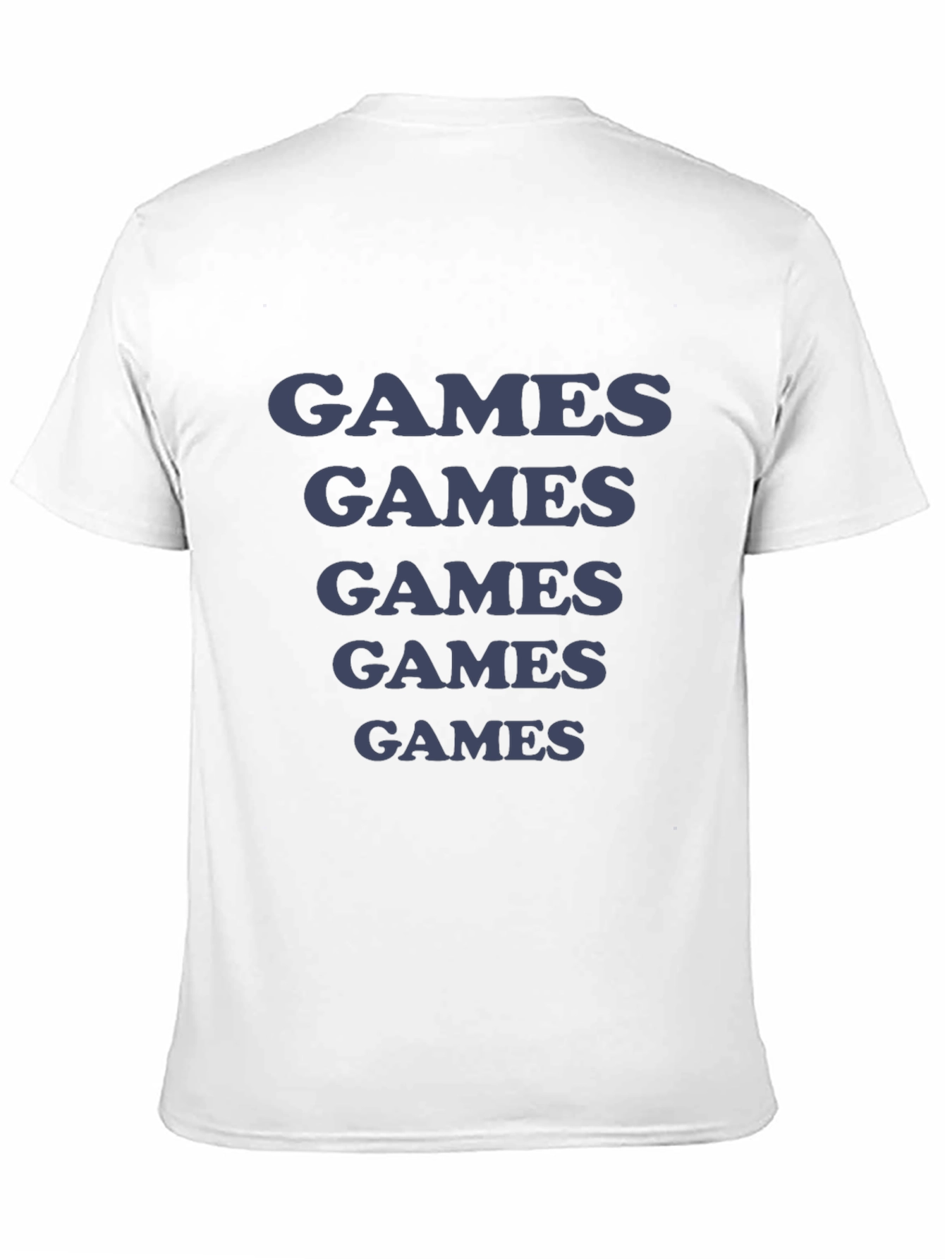 Black Games T-Shirt - Repeated Graphic Tee view 11