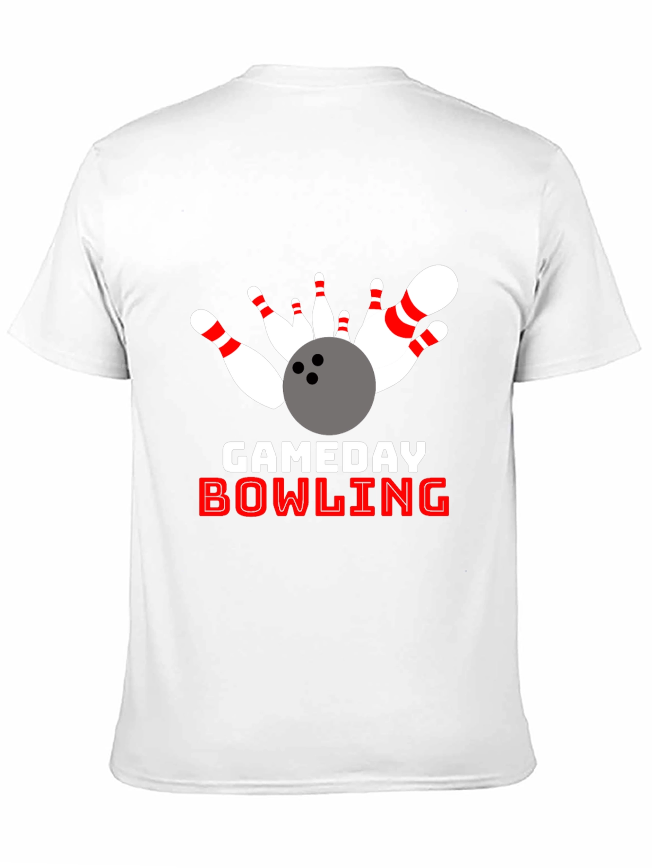 Black Gameday Bowling Graphic T-Shirt view 11
