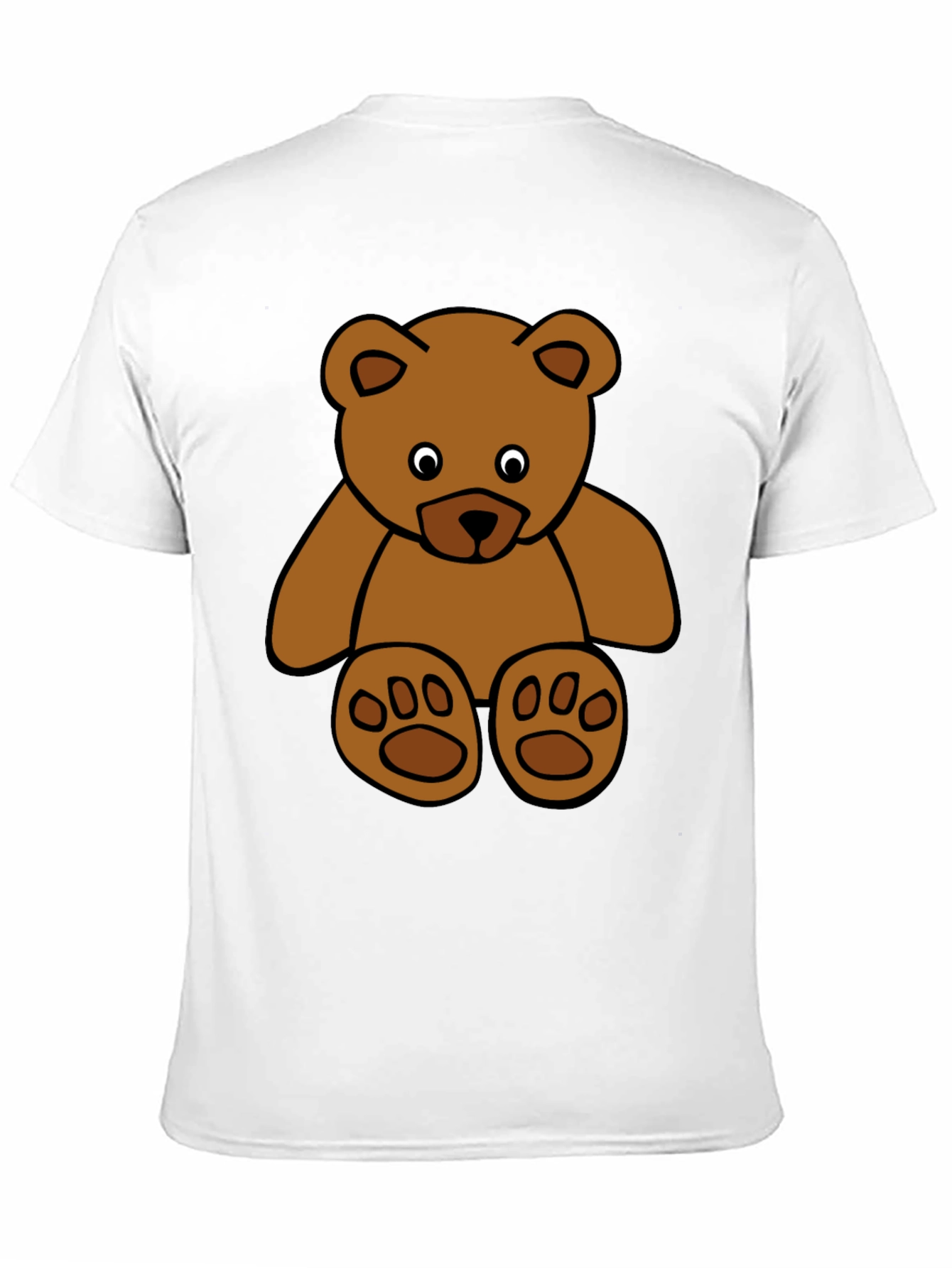 Black Teddy Bear Graphic Tee - Soft Cotton Blend view 11