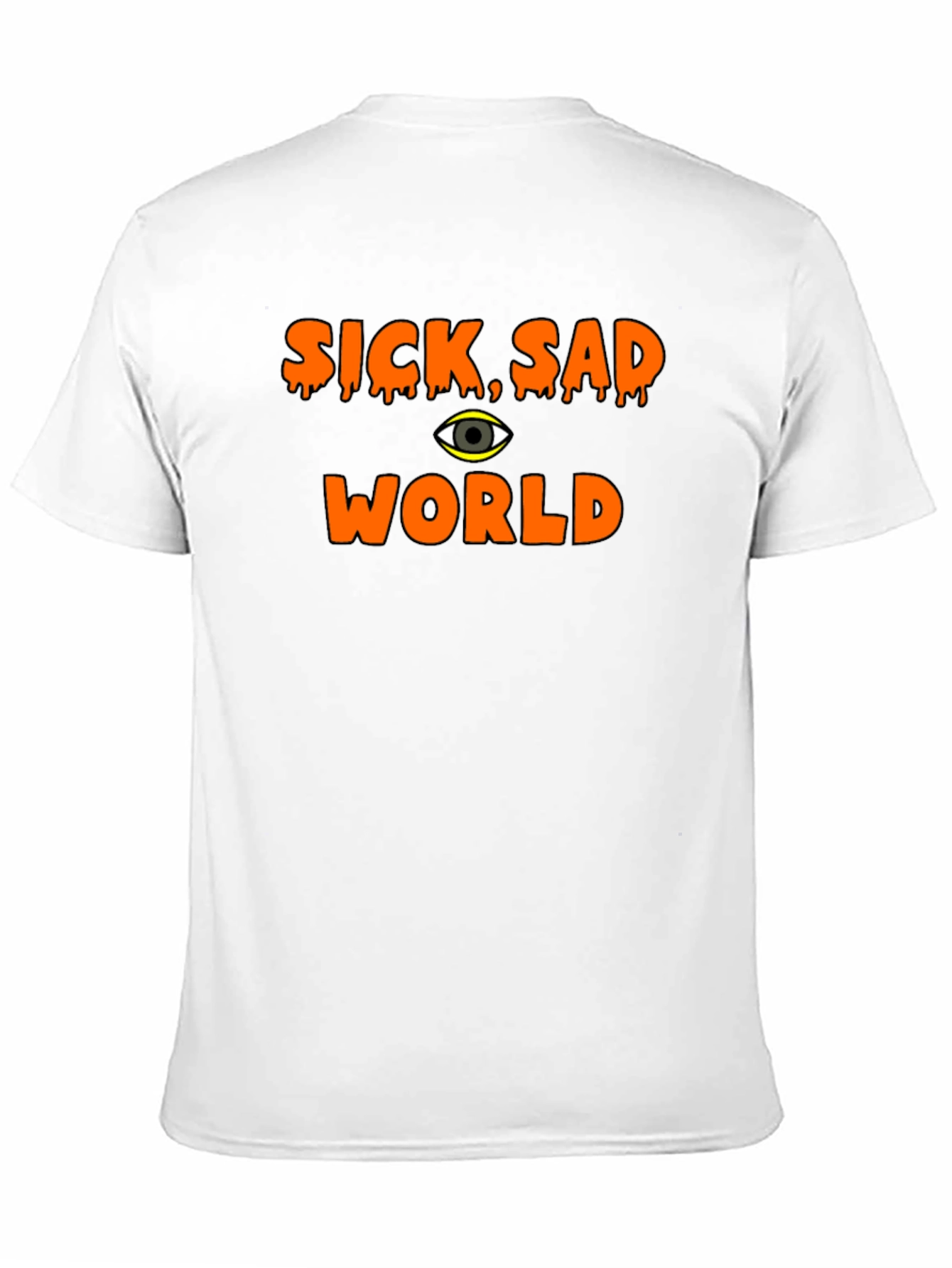 Black Sick Sad World Graphic T-Shirt - Black view 11