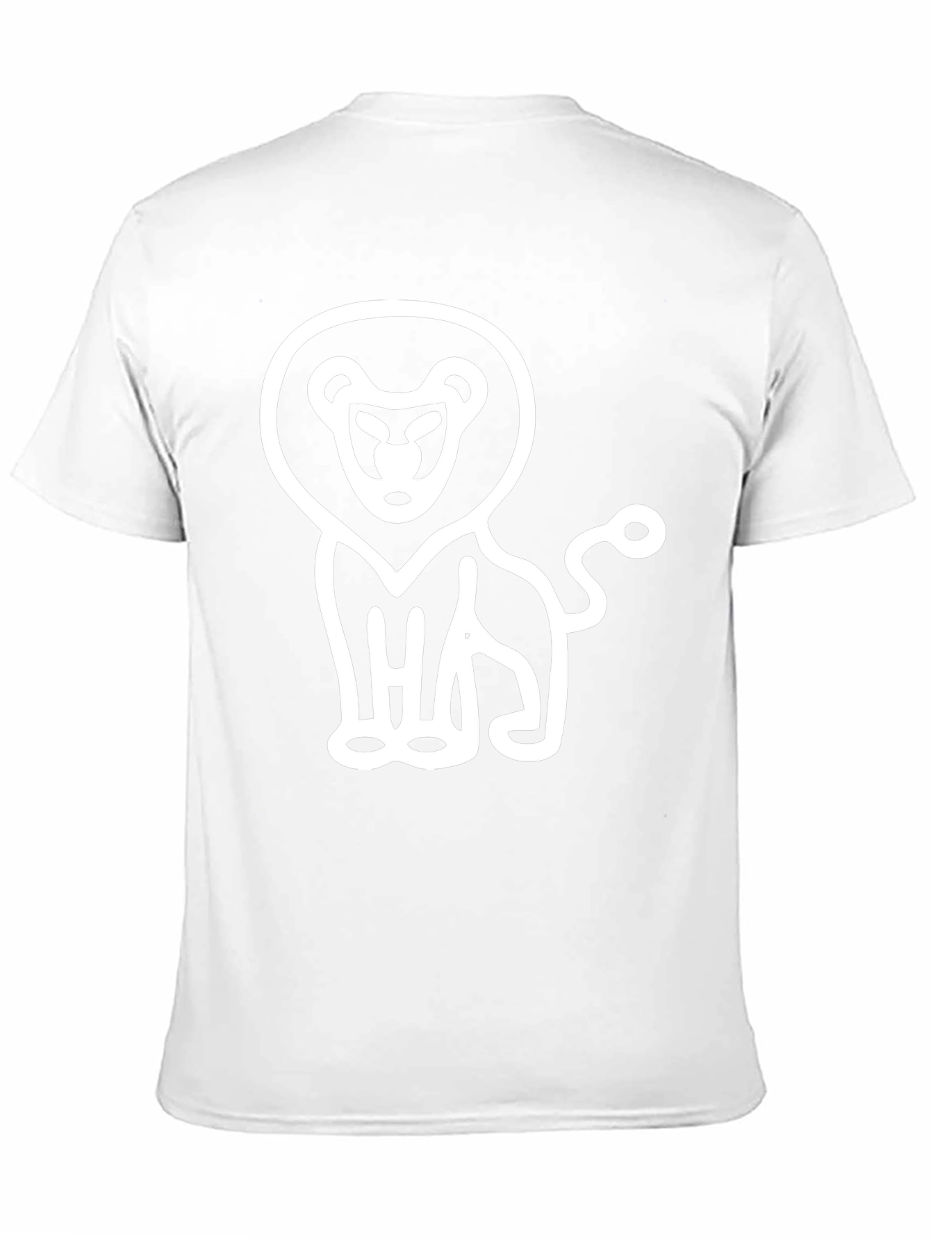 Black Lion Graphic Black T-Shirt view 11