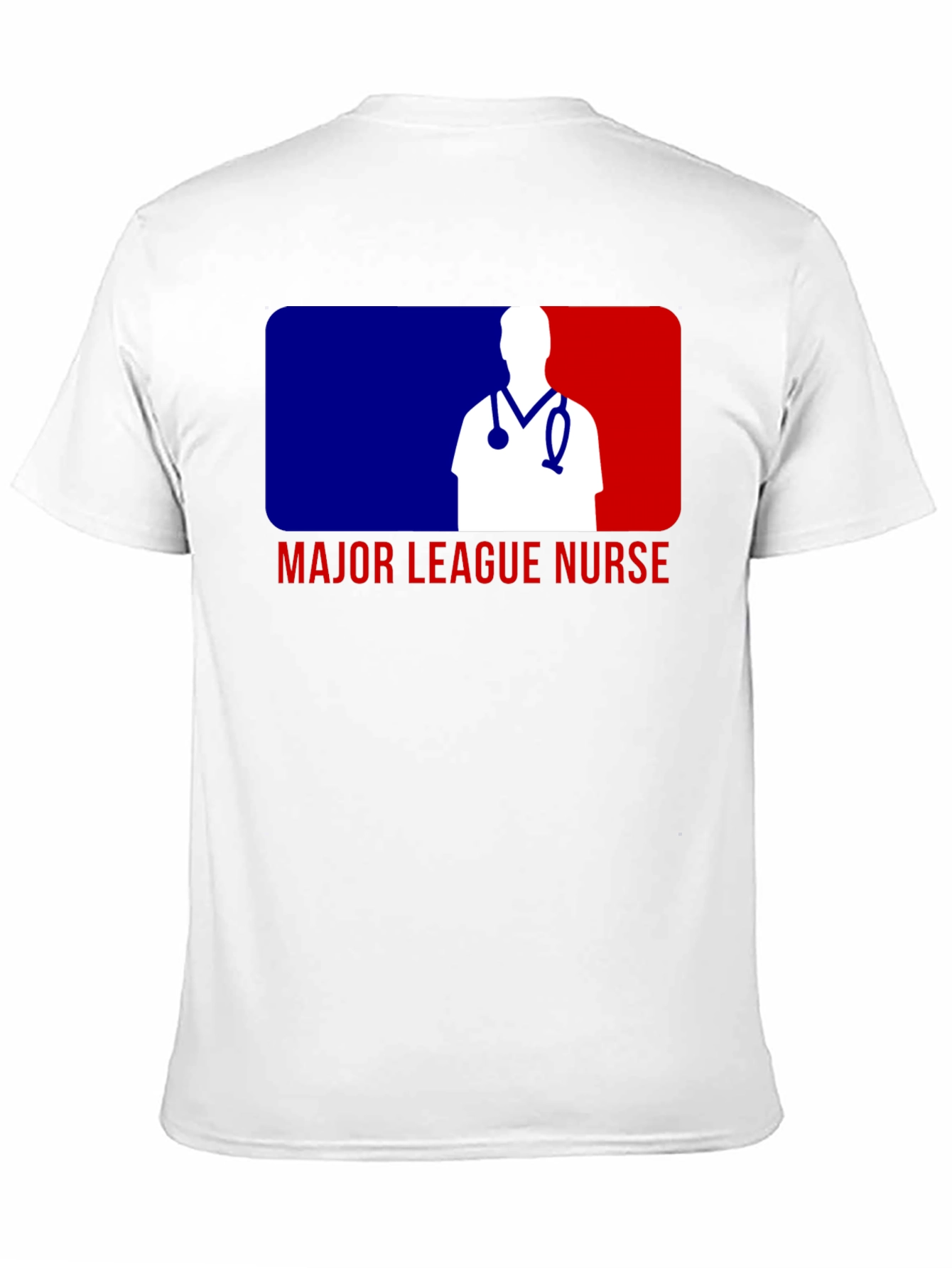 Black Major League Nurse T-Shirt - Baseball Inspired Design view 11