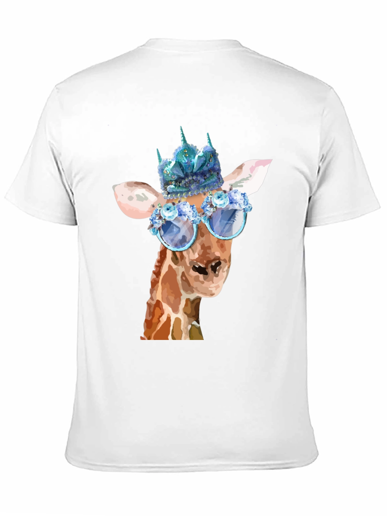 Black Giraffe Queen T-Shirt - Unique Animal Graphic Tee view 11