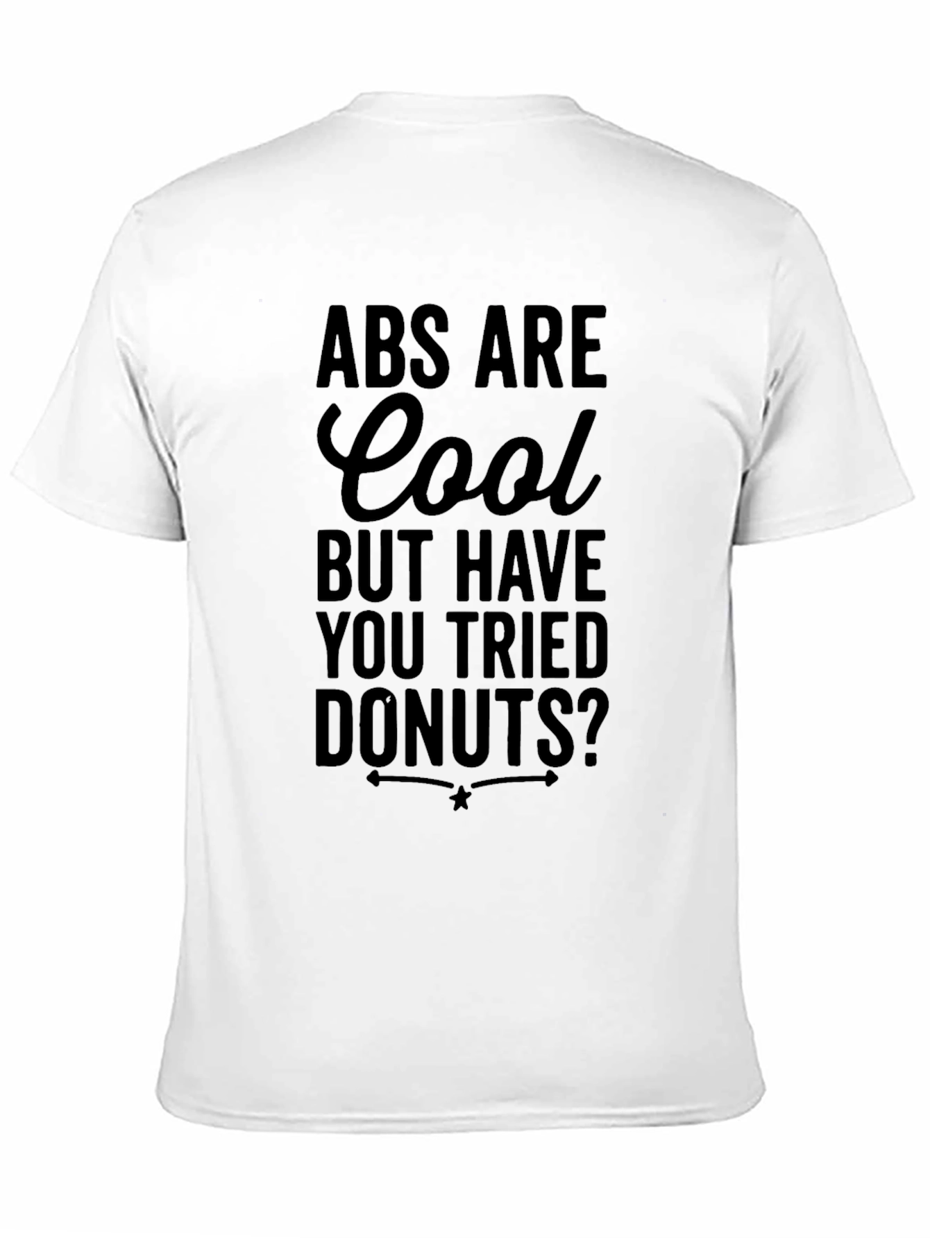 Black Abs Are Cool Donuts T-Shirt Funny Foodie Tee view 11