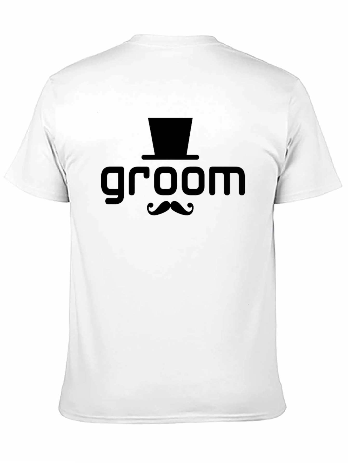Black Groom T-Shirt - Bachelor Party Wedding Tee view 11
