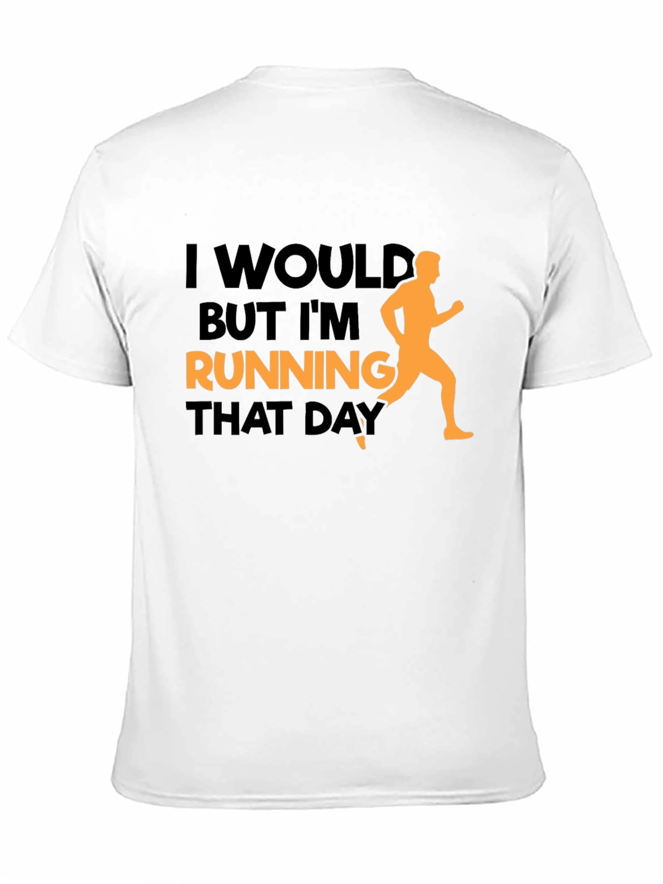 Black Funny Running Graphic T-Shirt  view 11