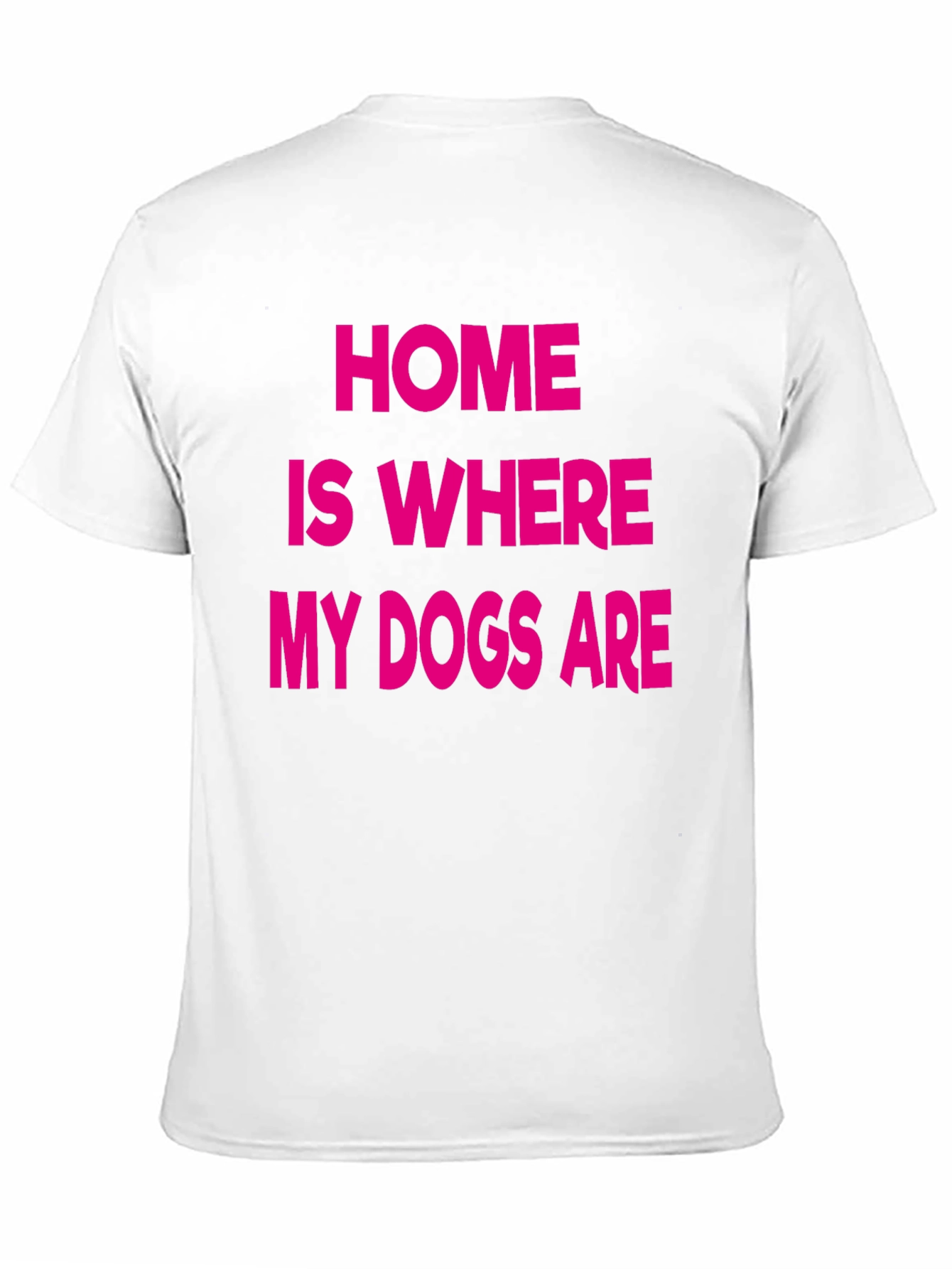 Black Home Is Where My Dogs Are Graphic Tee view 11