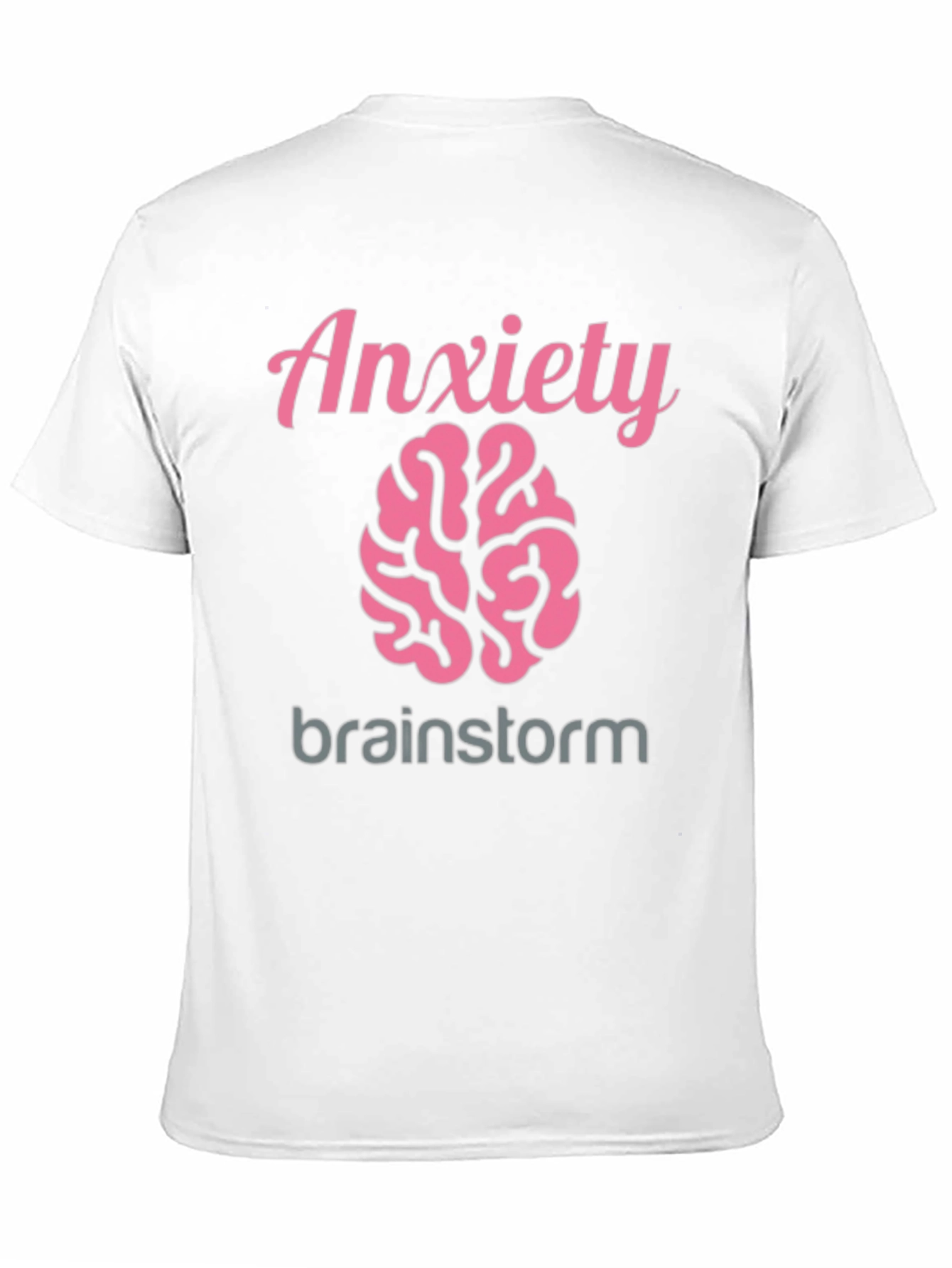 Black Anxiety Brainstorm T-Shirt - Mental Health Awareness view 11