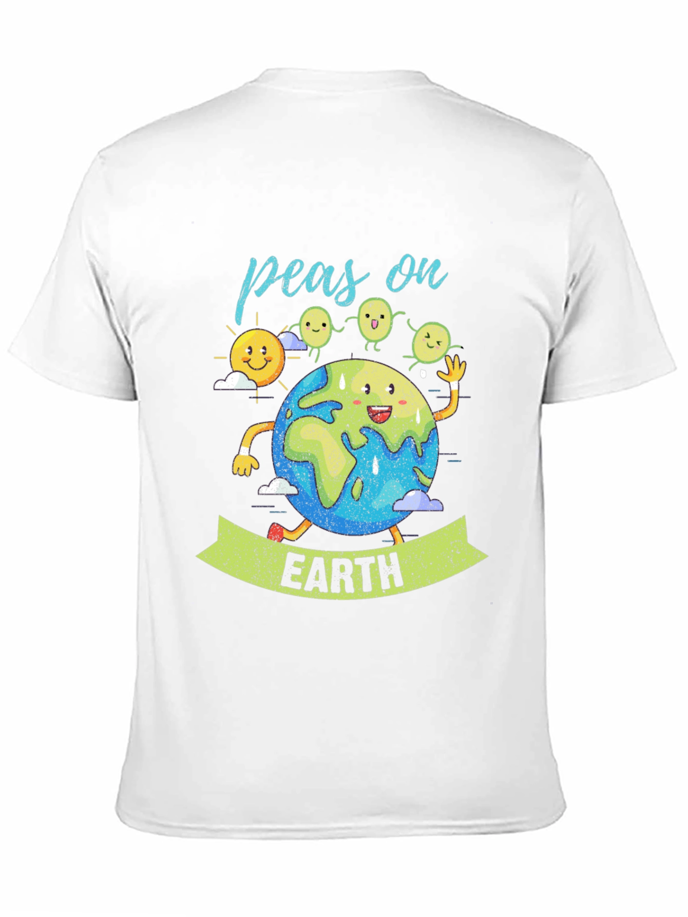 Peas on Earth Graphic T-Shirt - Eco-Friendly Design - 11