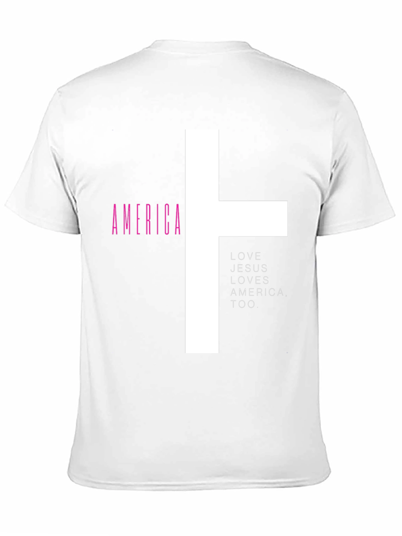 Love Jesus Loves America Graphic Tee - 11