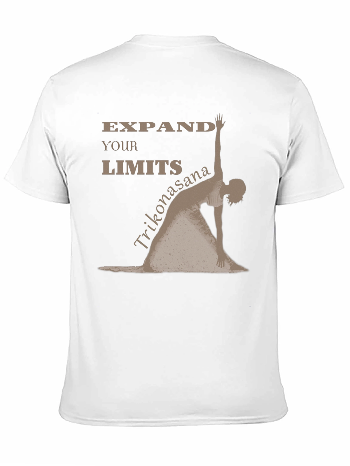 Black Expand Your Limits Yoga Pose Black T-Shirt view 11