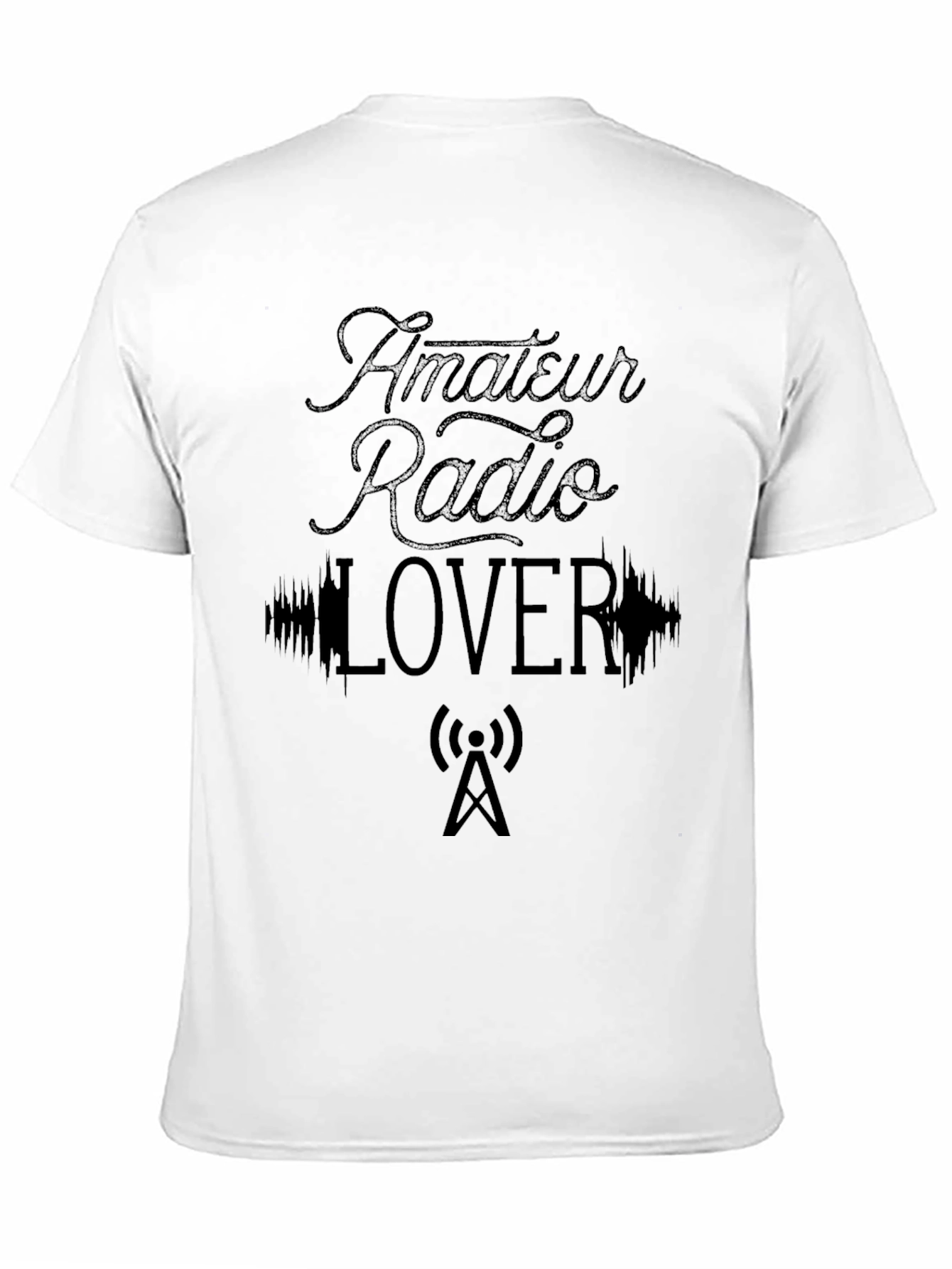 Black Amateur Radio Lover T-Shirt - Ham Radio Tee view 11