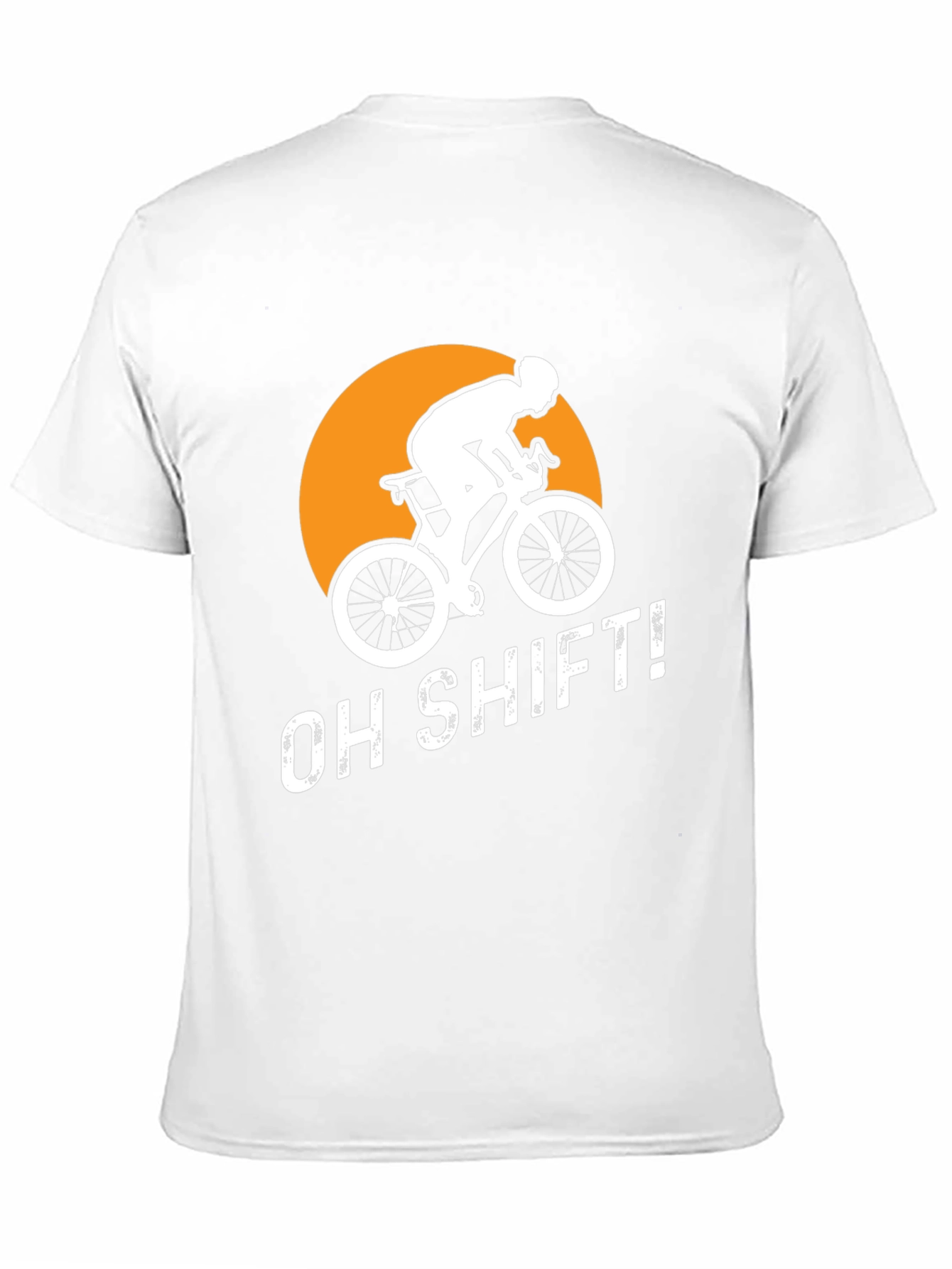 Black Oh Shift! Cyclist Graphic Tee view 11