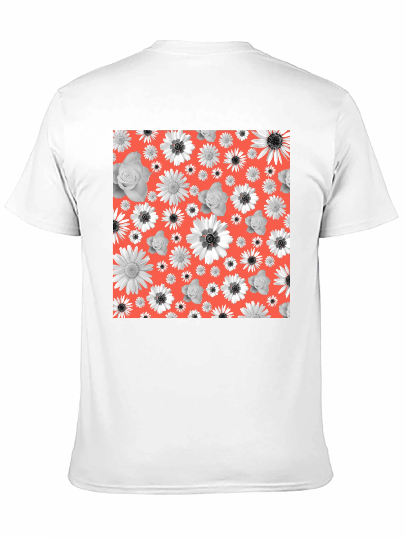 Black Floral Patterned T-Shirt view 11