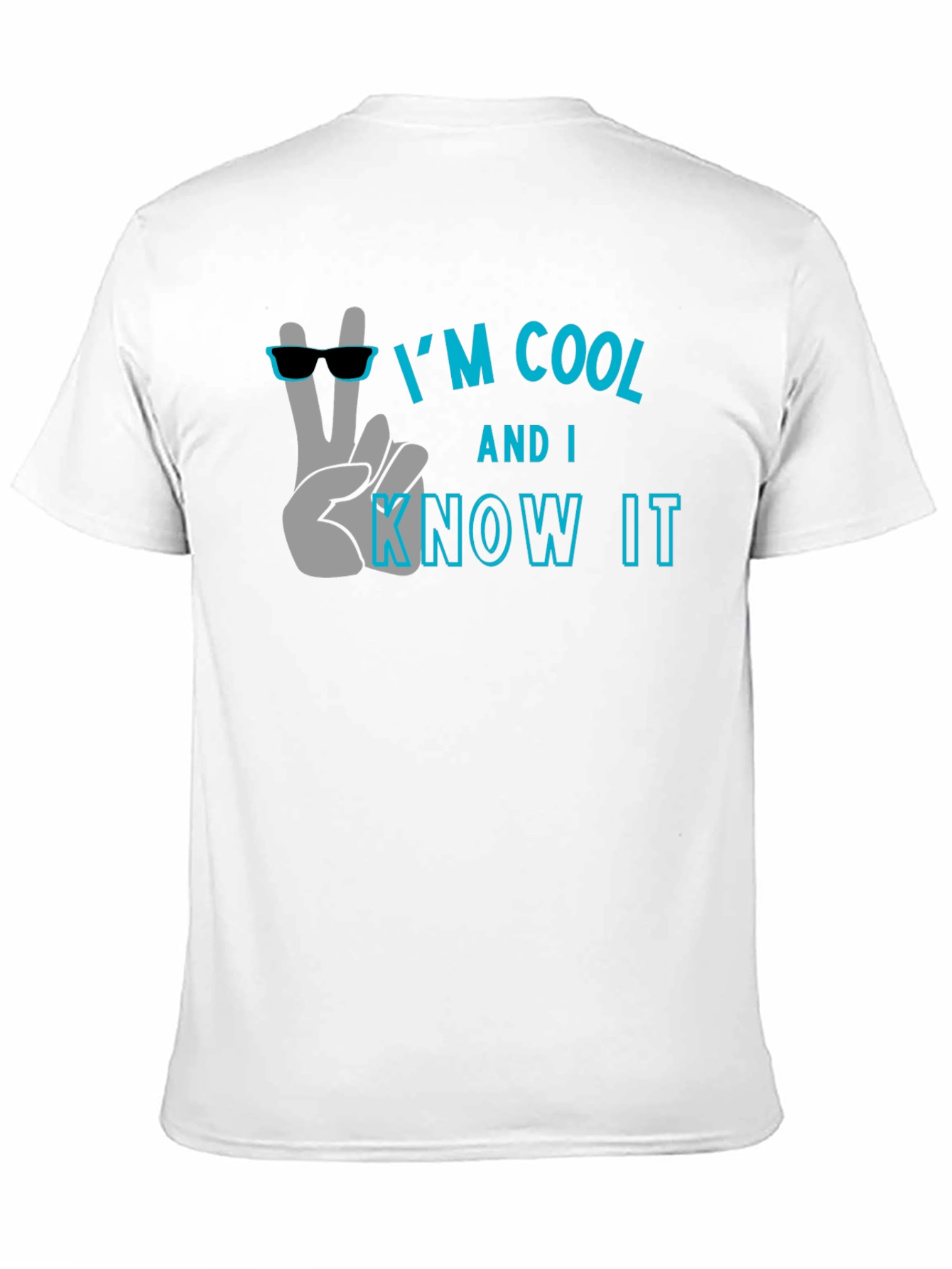 Black Cool & Confident Graphic Tee - Black view 11