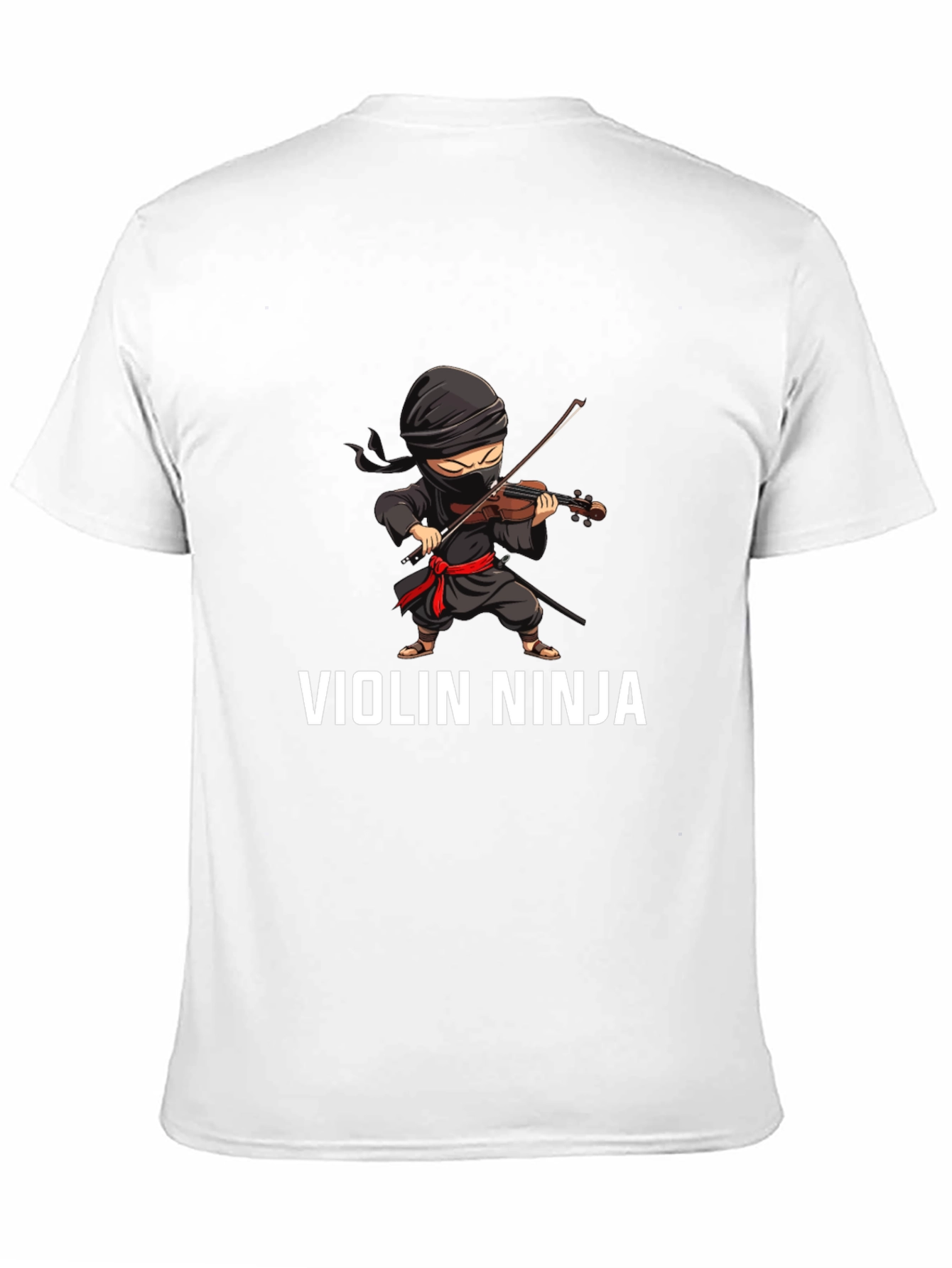 Black Violin Ninja Graphic Tee - Unique Musician T-Shirt view 11