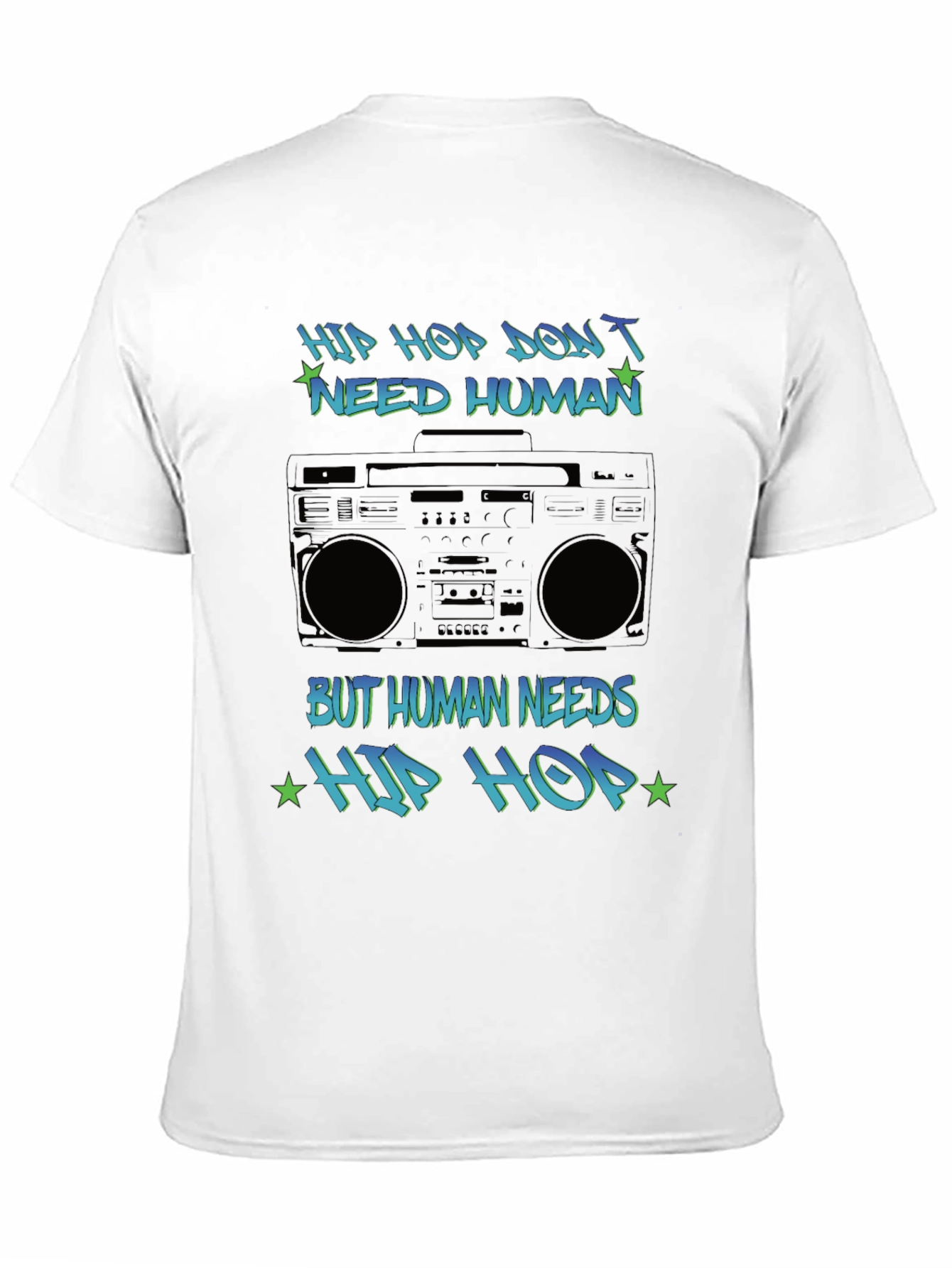 Black Hip Hop Music Lover Graphic Tee view 11