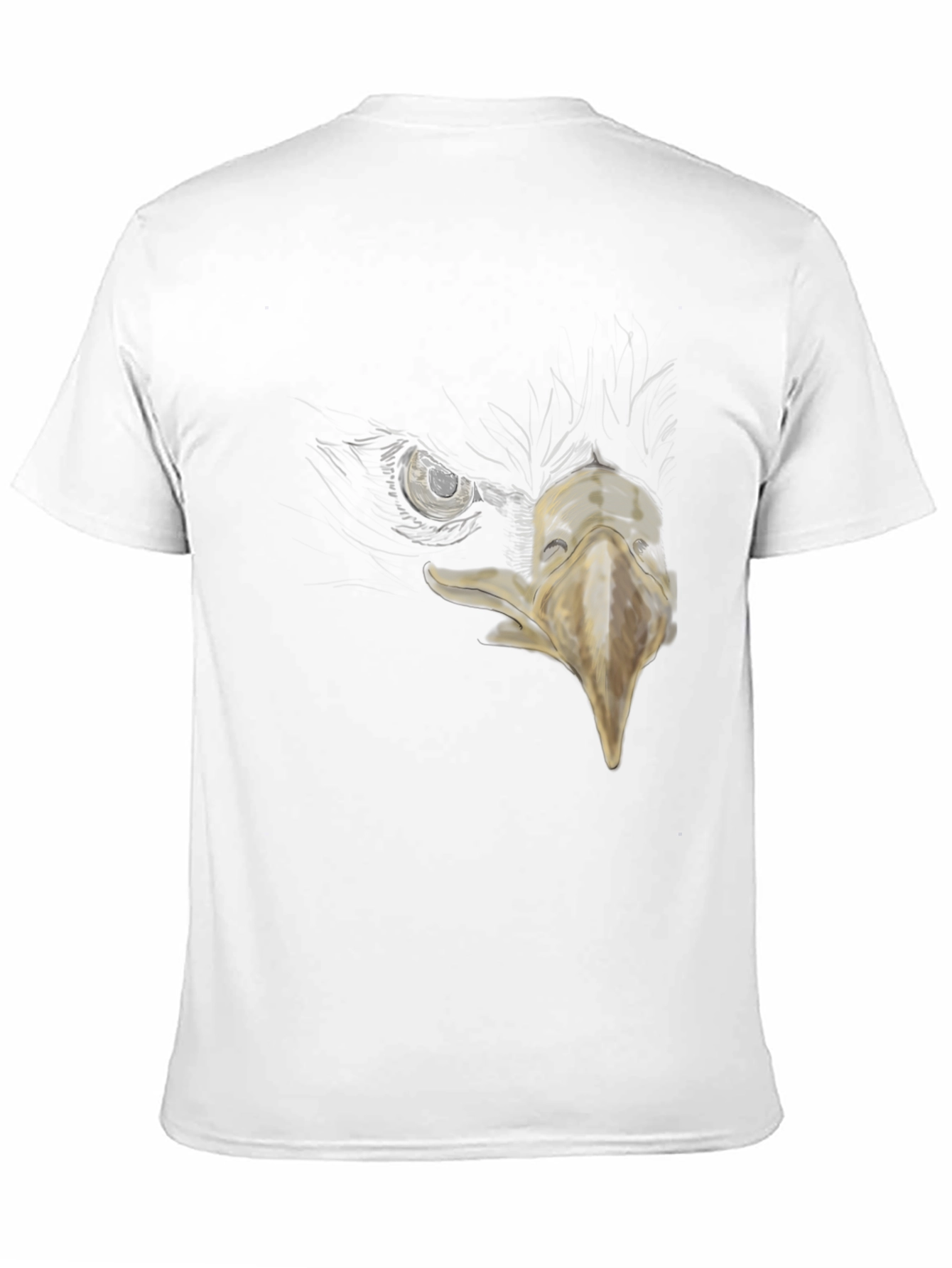 Black Eagle Eye Graphic Print T-Shirt view 11