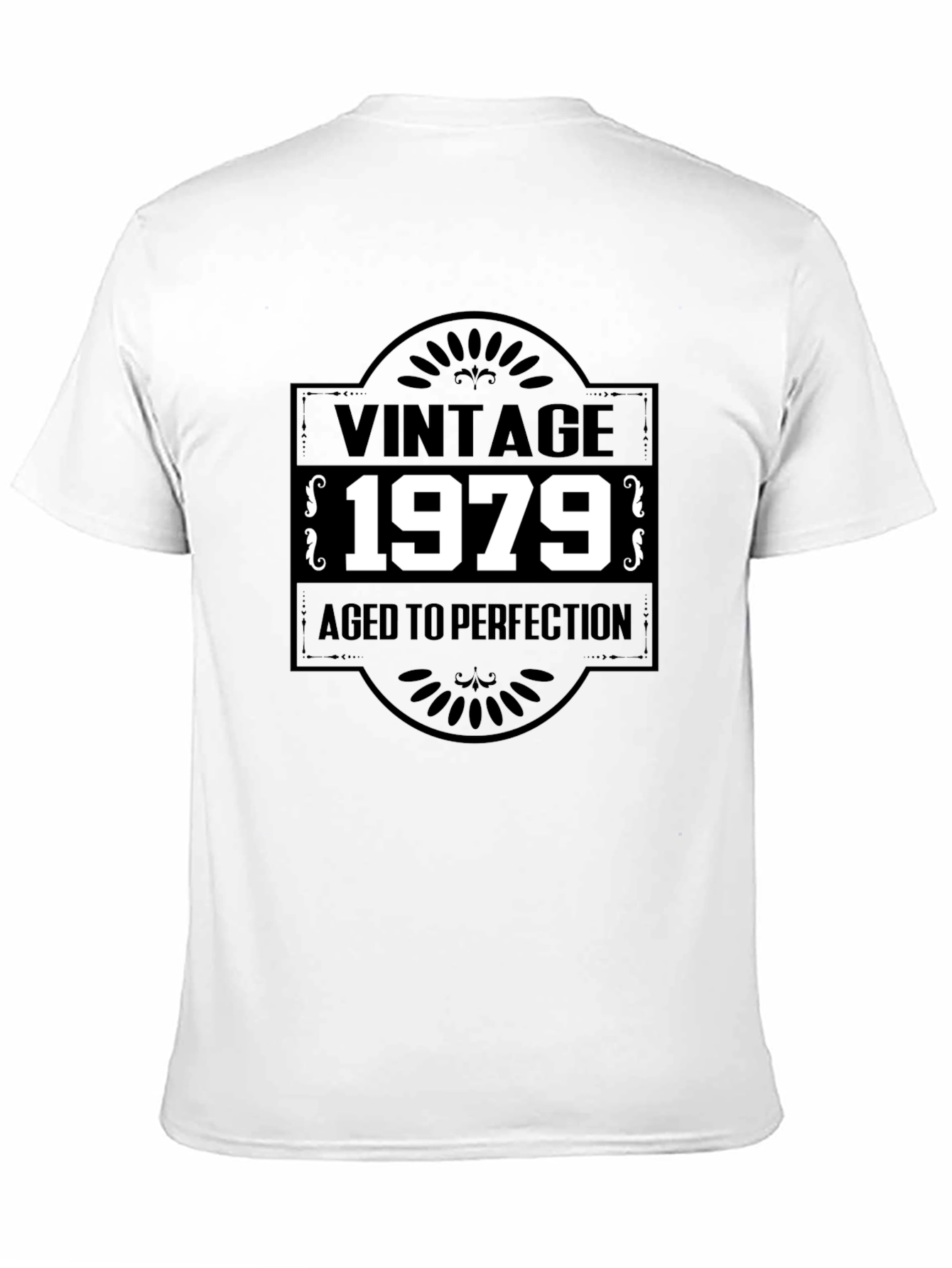 Black Vintage 1979 Aged To Perfection T-Shirt view 11