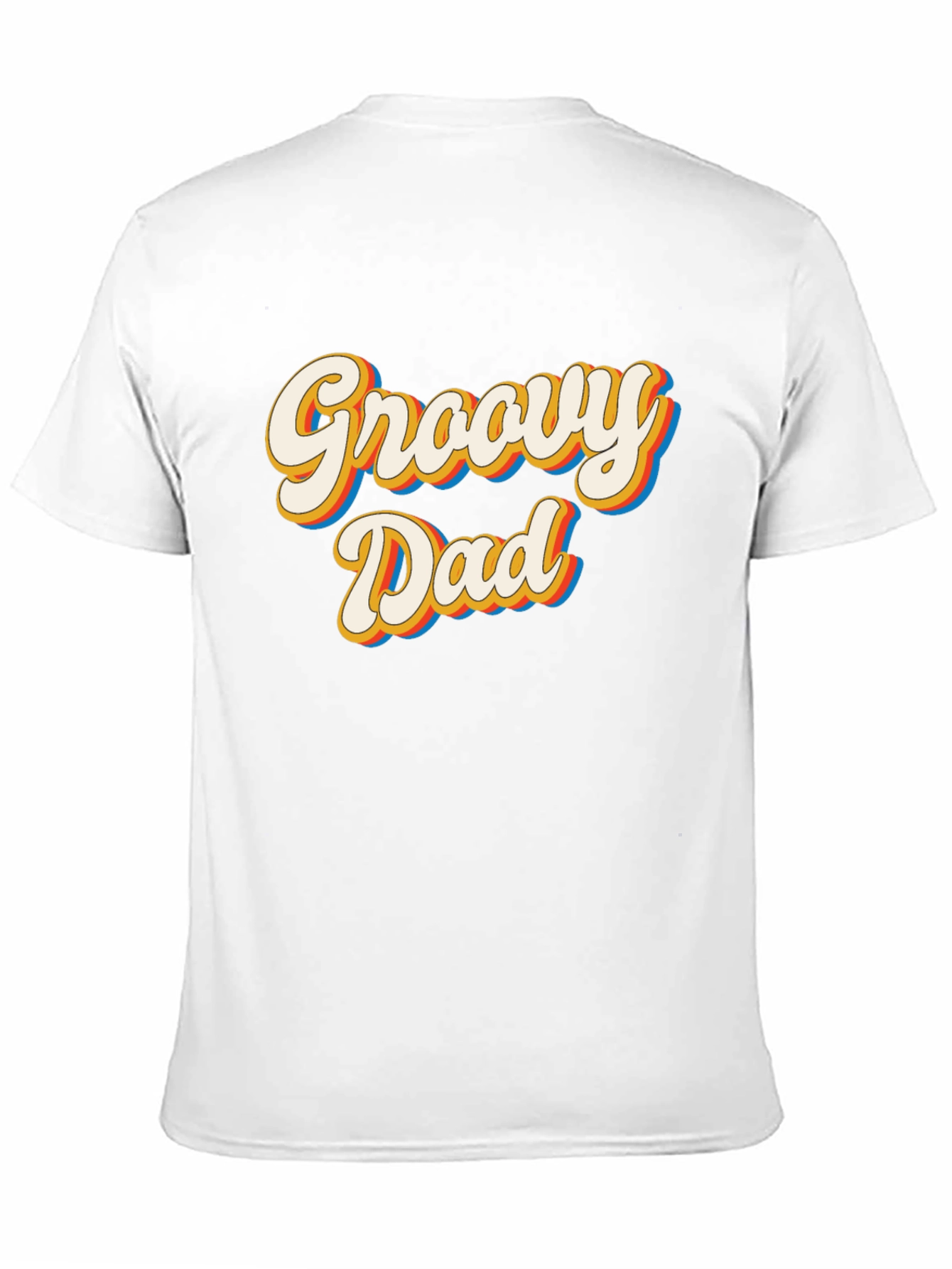 Black Groovy Dad Retro Style T-Shirt view 11