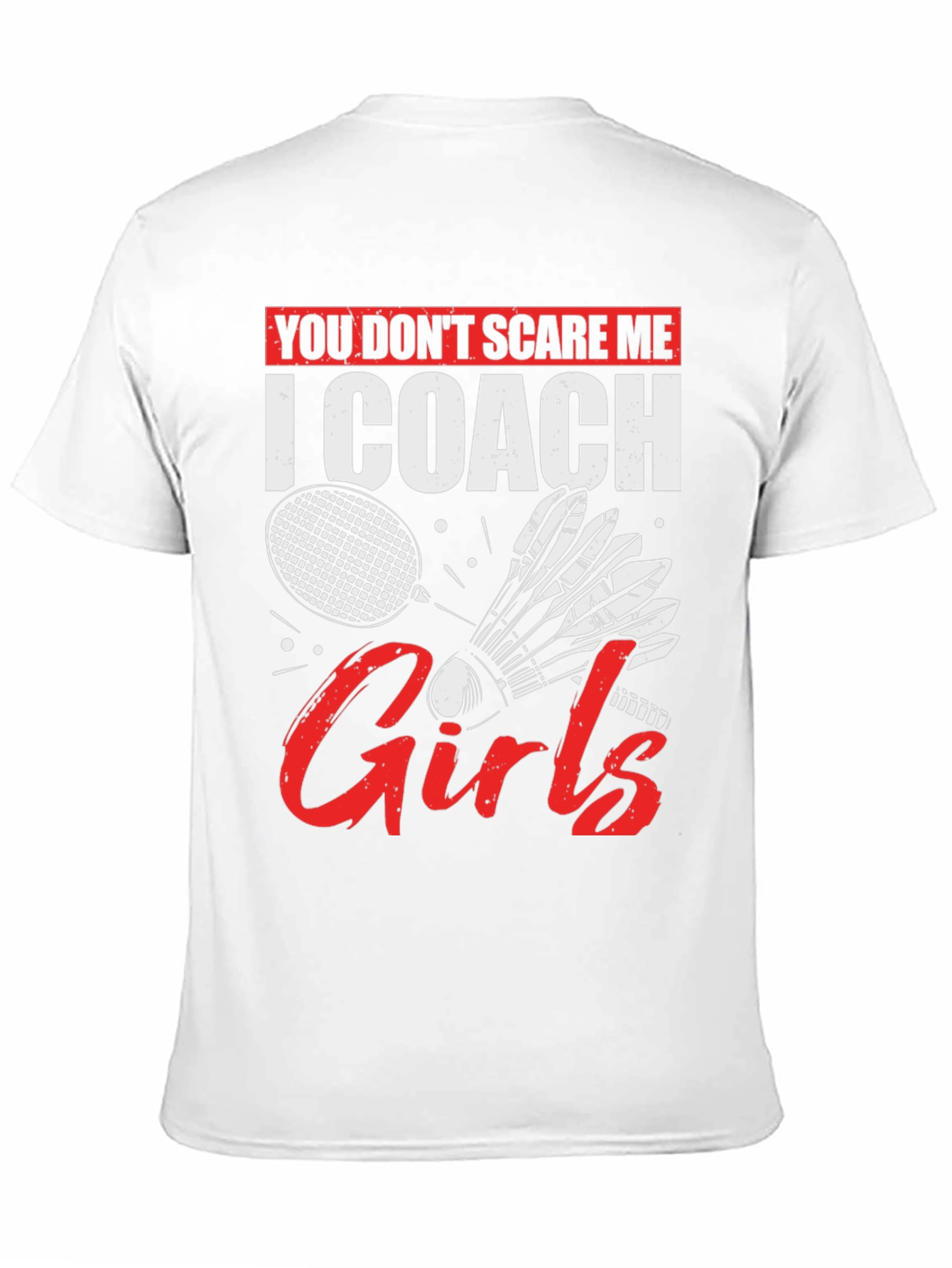 Black I Coach Girls Badminton T-Shirt view 11