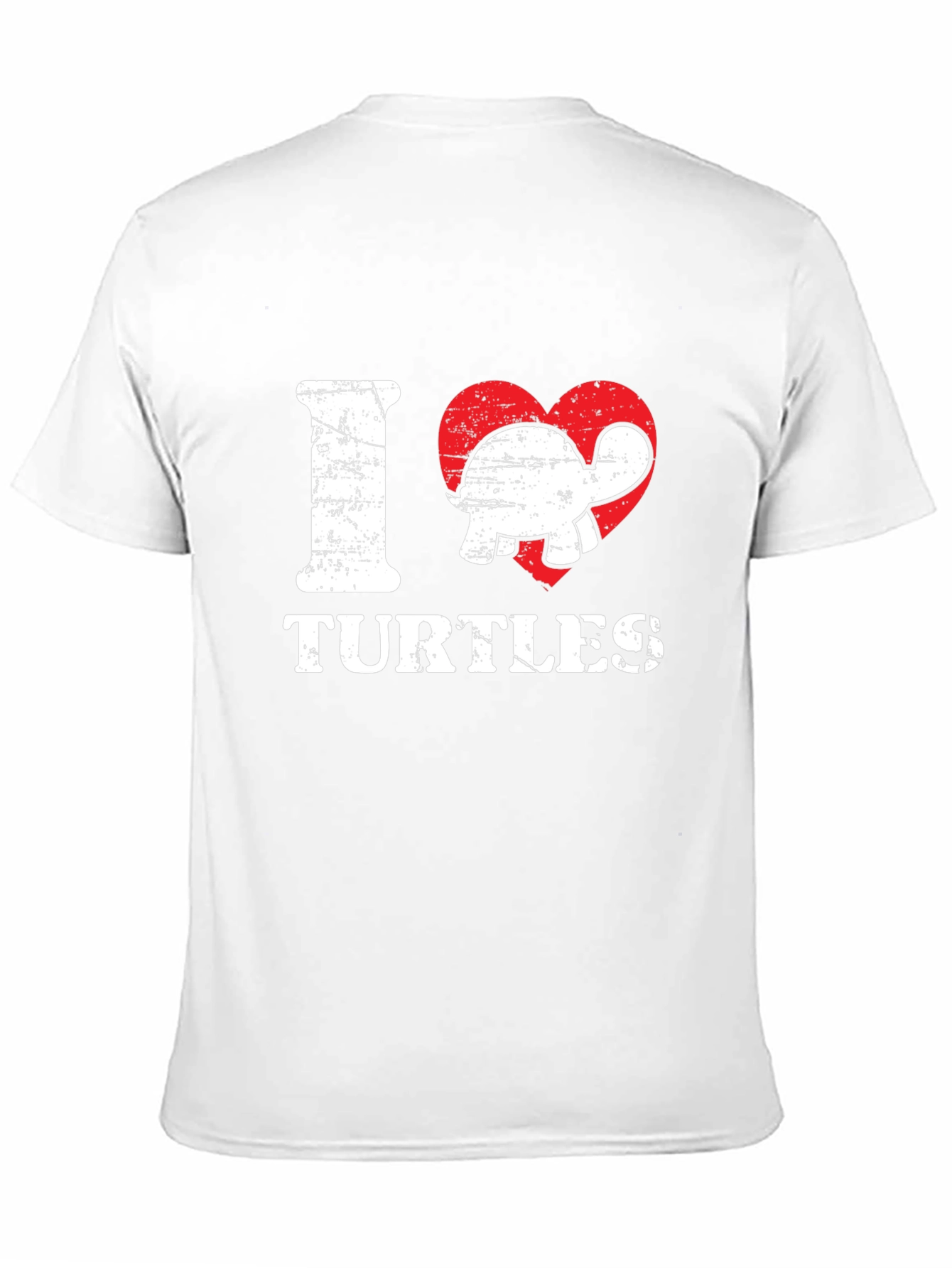 Black I Heart Turtles Graphic T-Shirt view 11