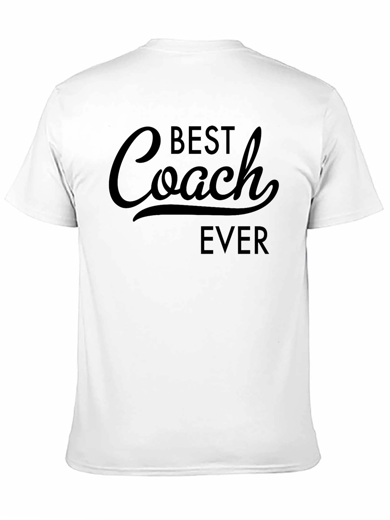 Black Best Coach Ever T-Shirt view 11