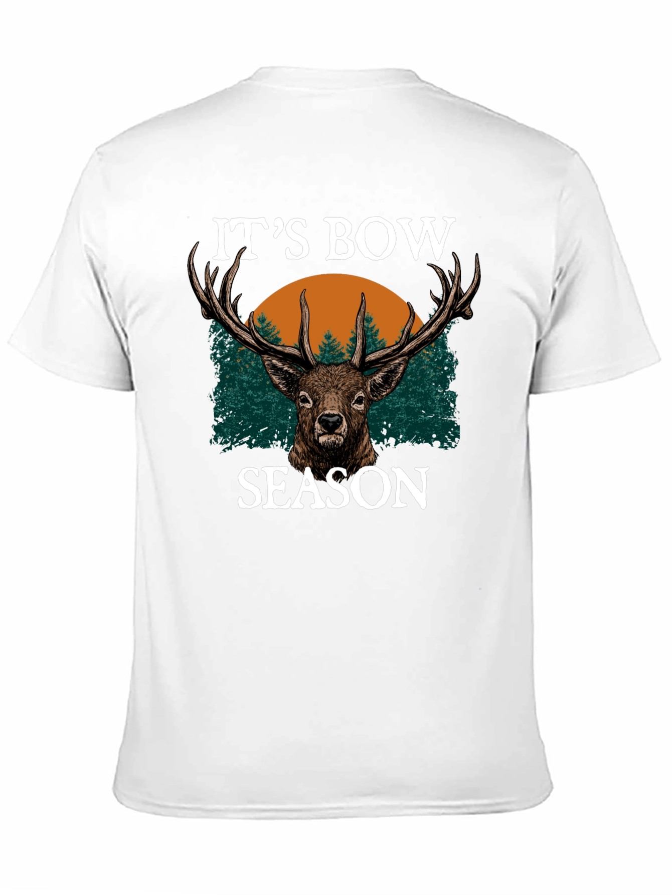 Black It's Bow Season Deer Graphic Tee view 11