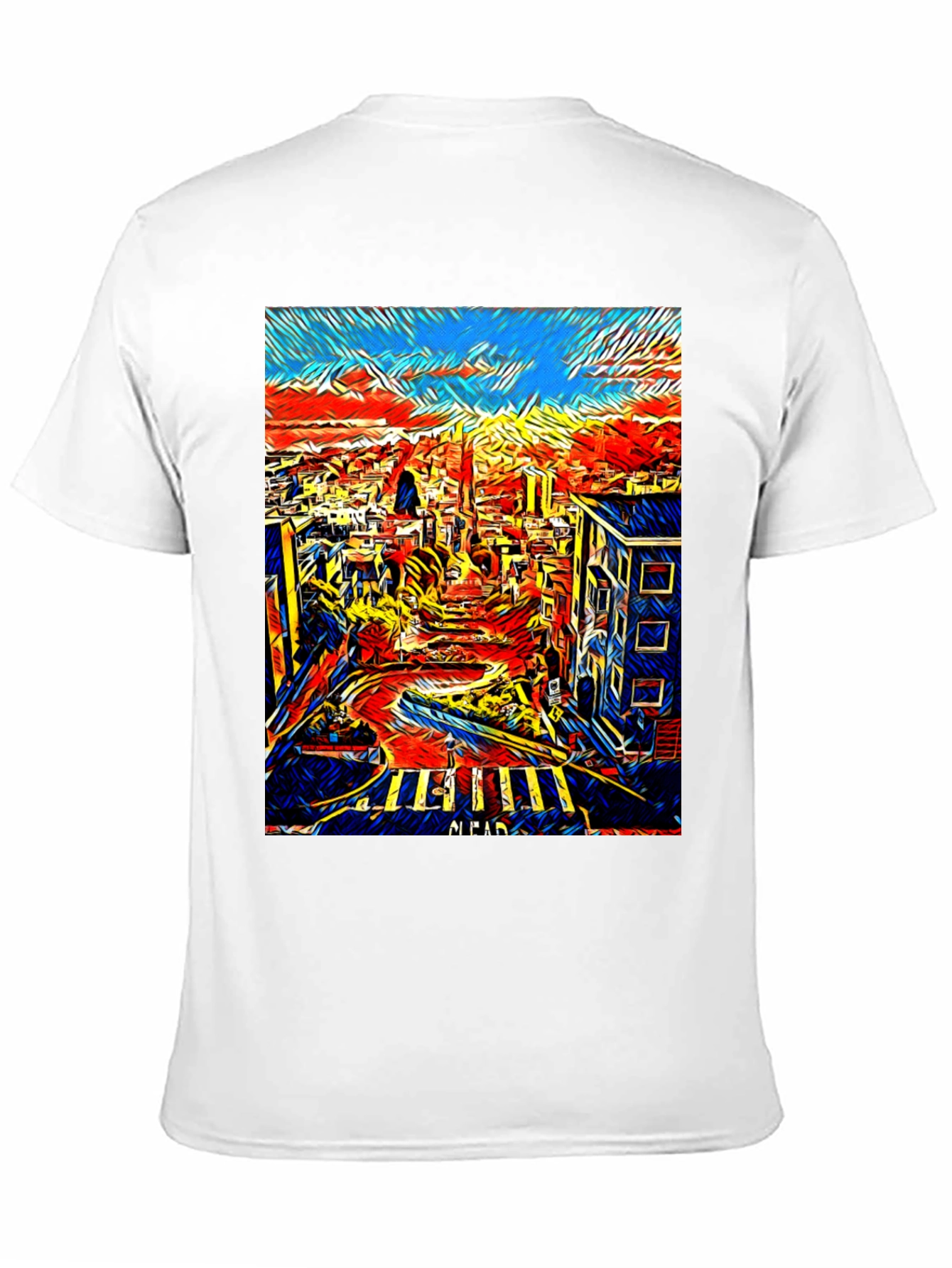 Black San Francisco Art T-Shirt - Cityscape Tee view 11