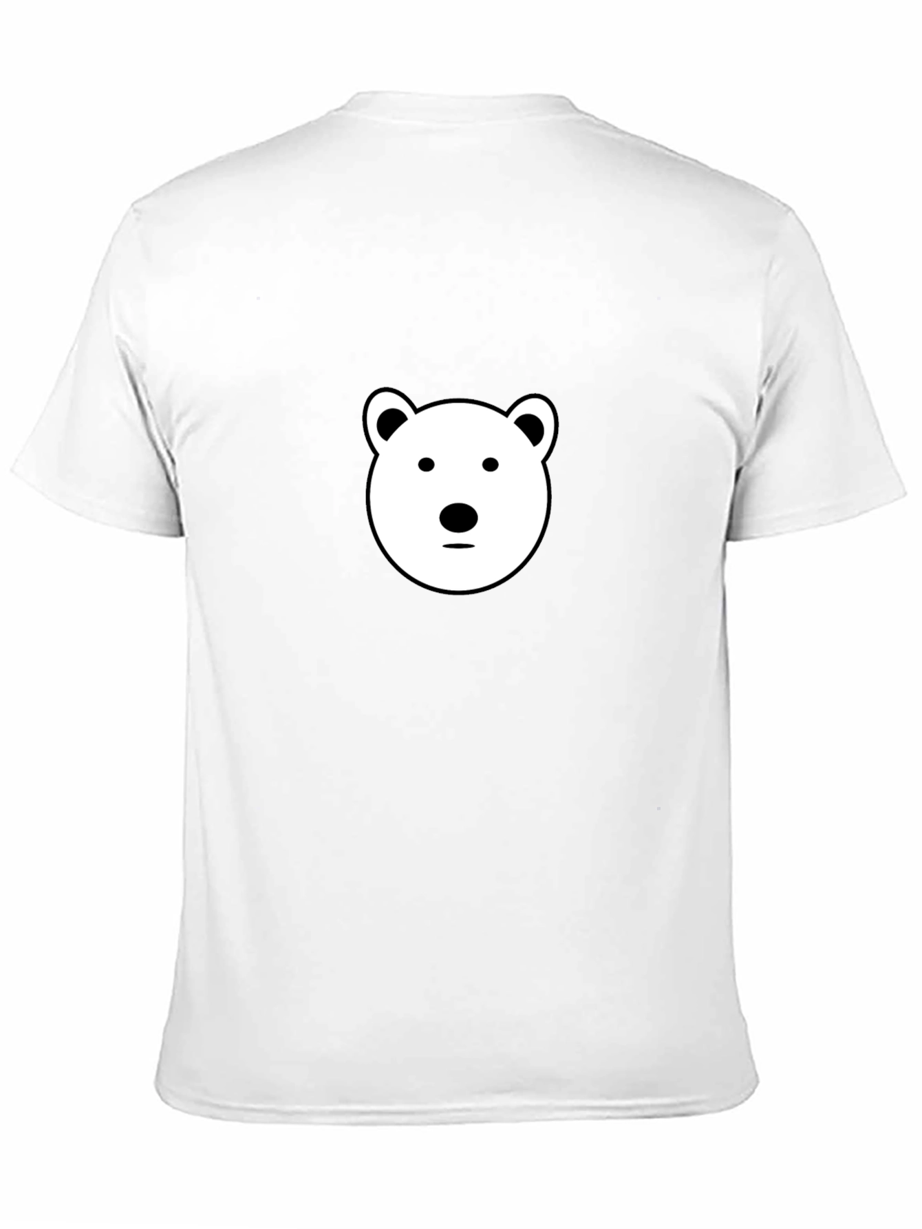 Black Cool Bear Graphic Black T-Shirt view 11