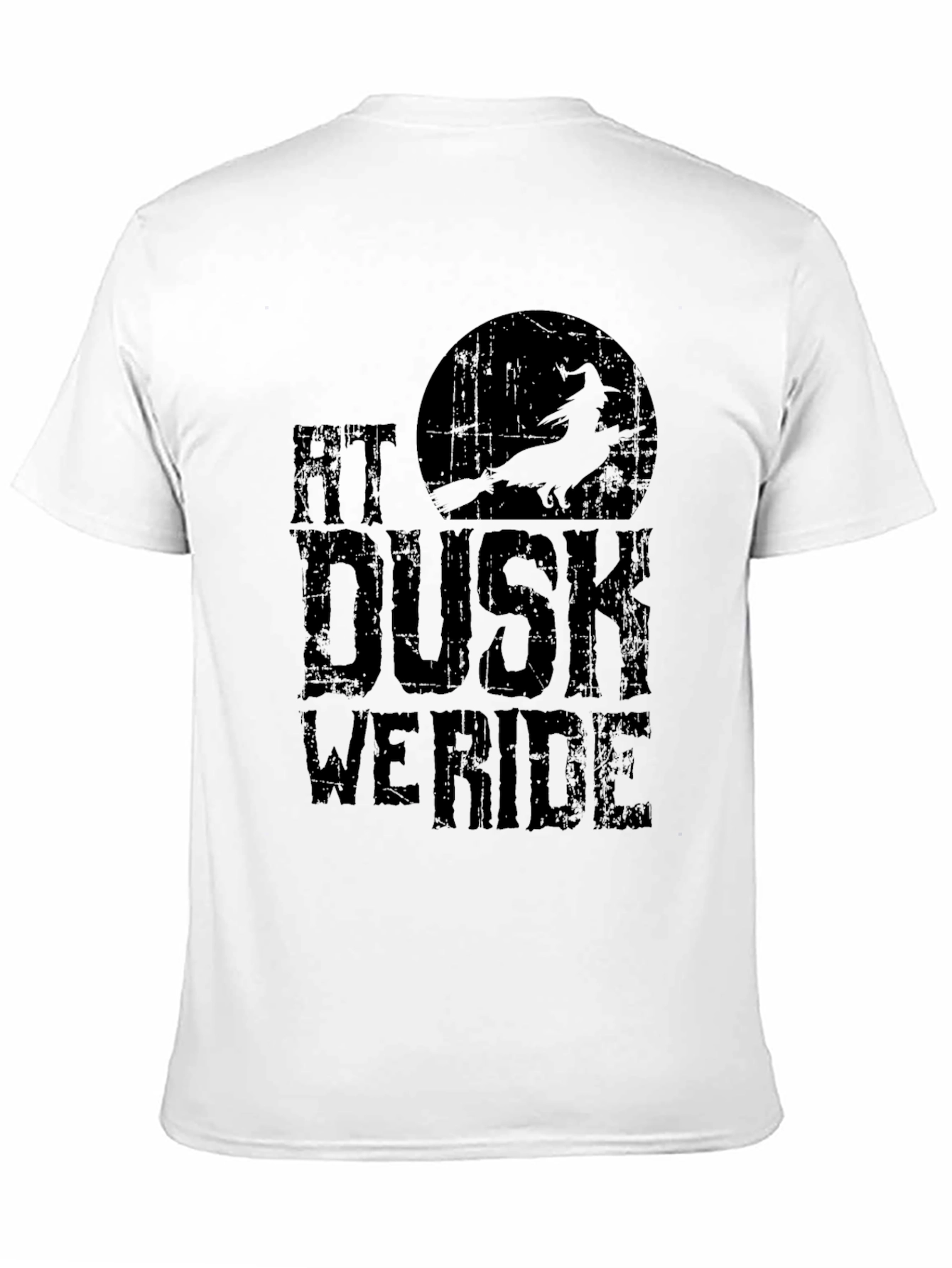 Black At Dusk We Ride T-Shirt - Witch Halloween Tee view 11
