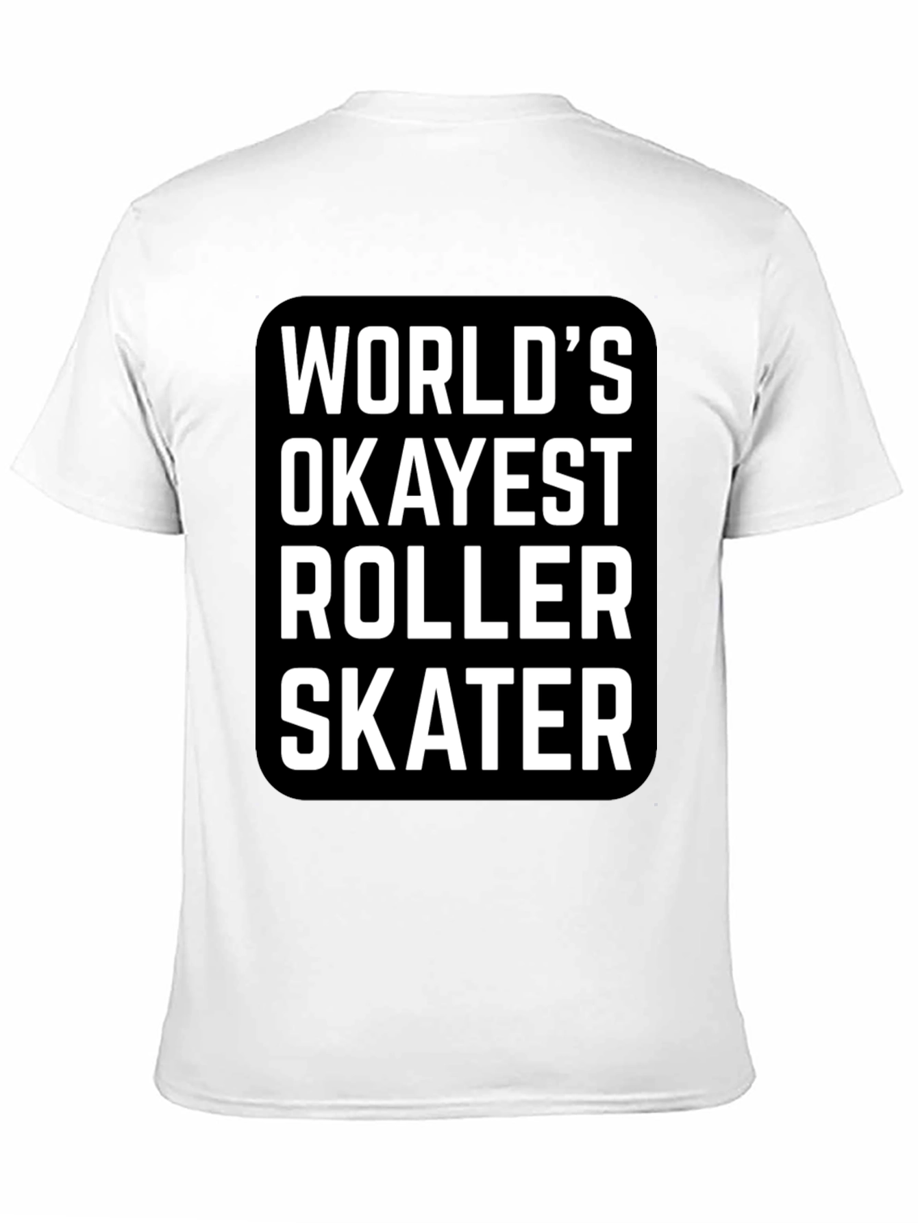 Black World's Okayest Roller Skater Graphic Tee view 11