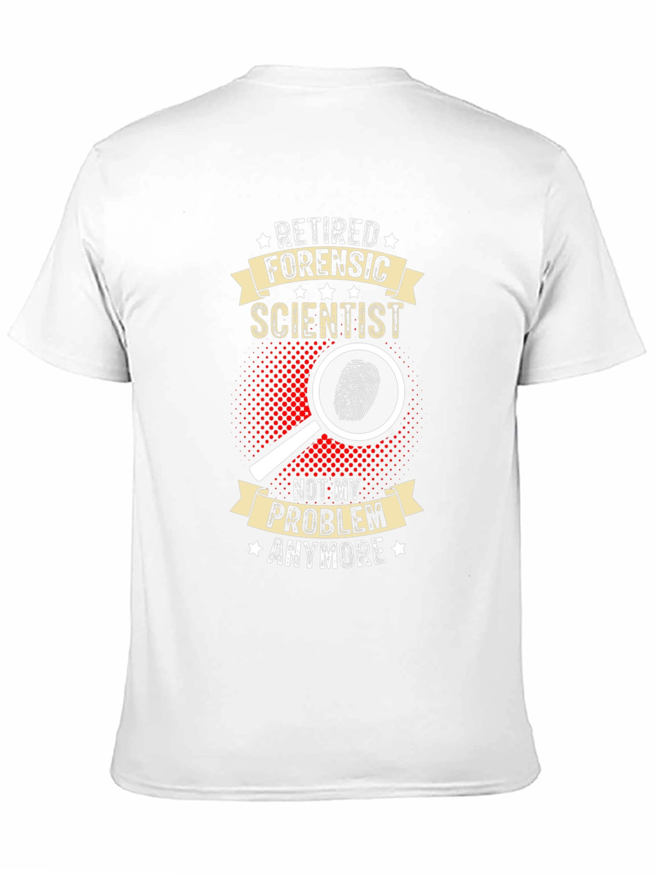 Black Retired Forensic Scientist T-Shirt - Funny Gift Idea view 11