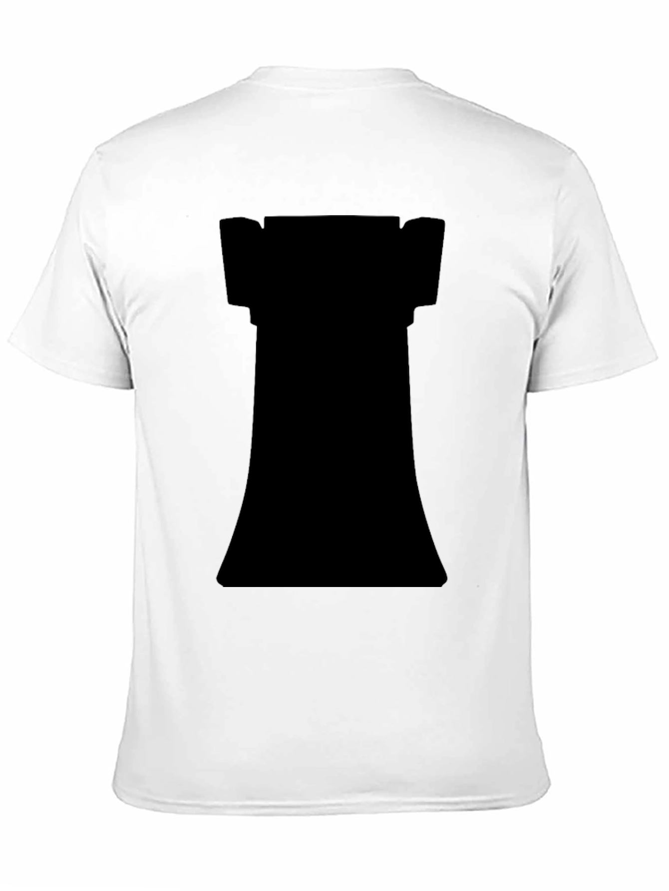 Black Chess Rook Graphic T-Shirt - Black view 11