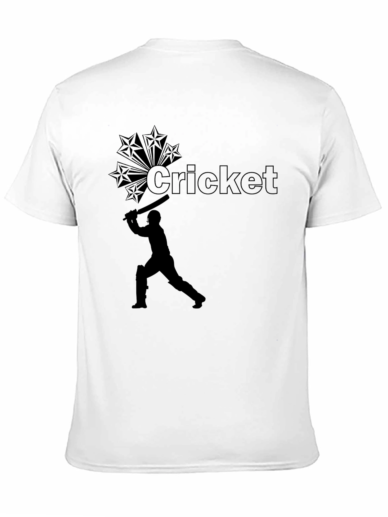 Cricket Star Black T-Shirt - 11
