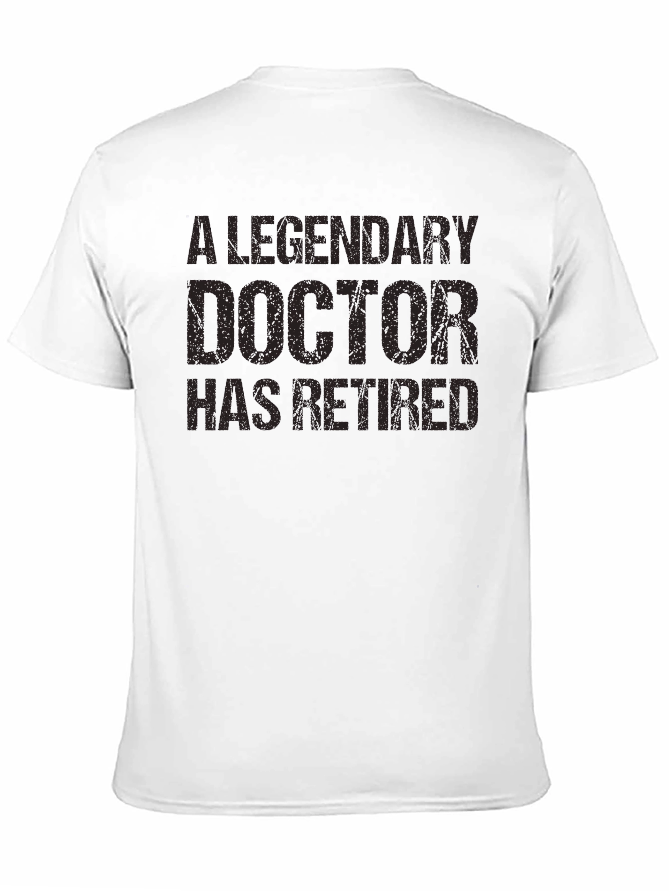 Black Legendary Doctor Retired Graphic T-Shirt view 11