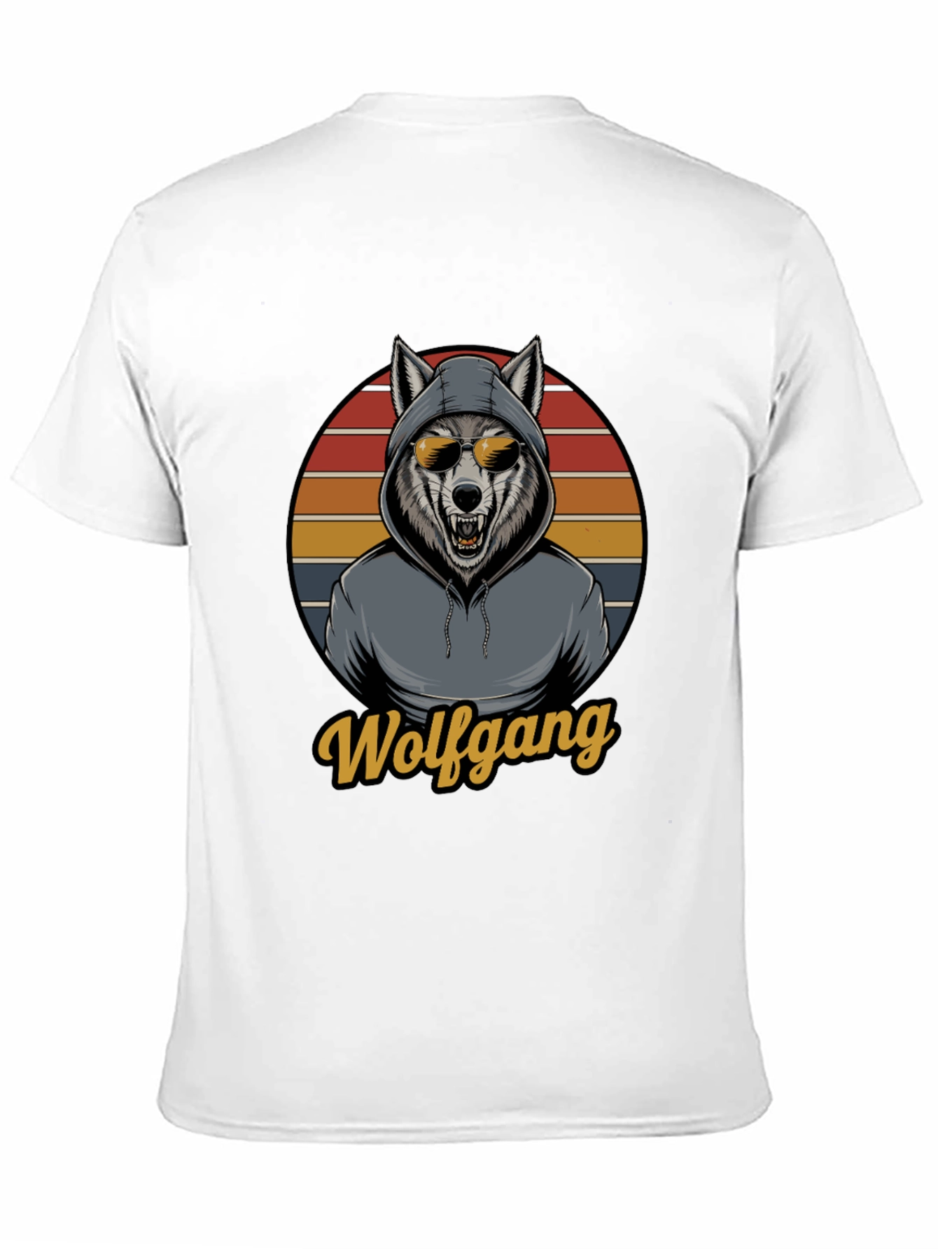 Black Wolfgang Wolf Graphic T-Shirt view 11