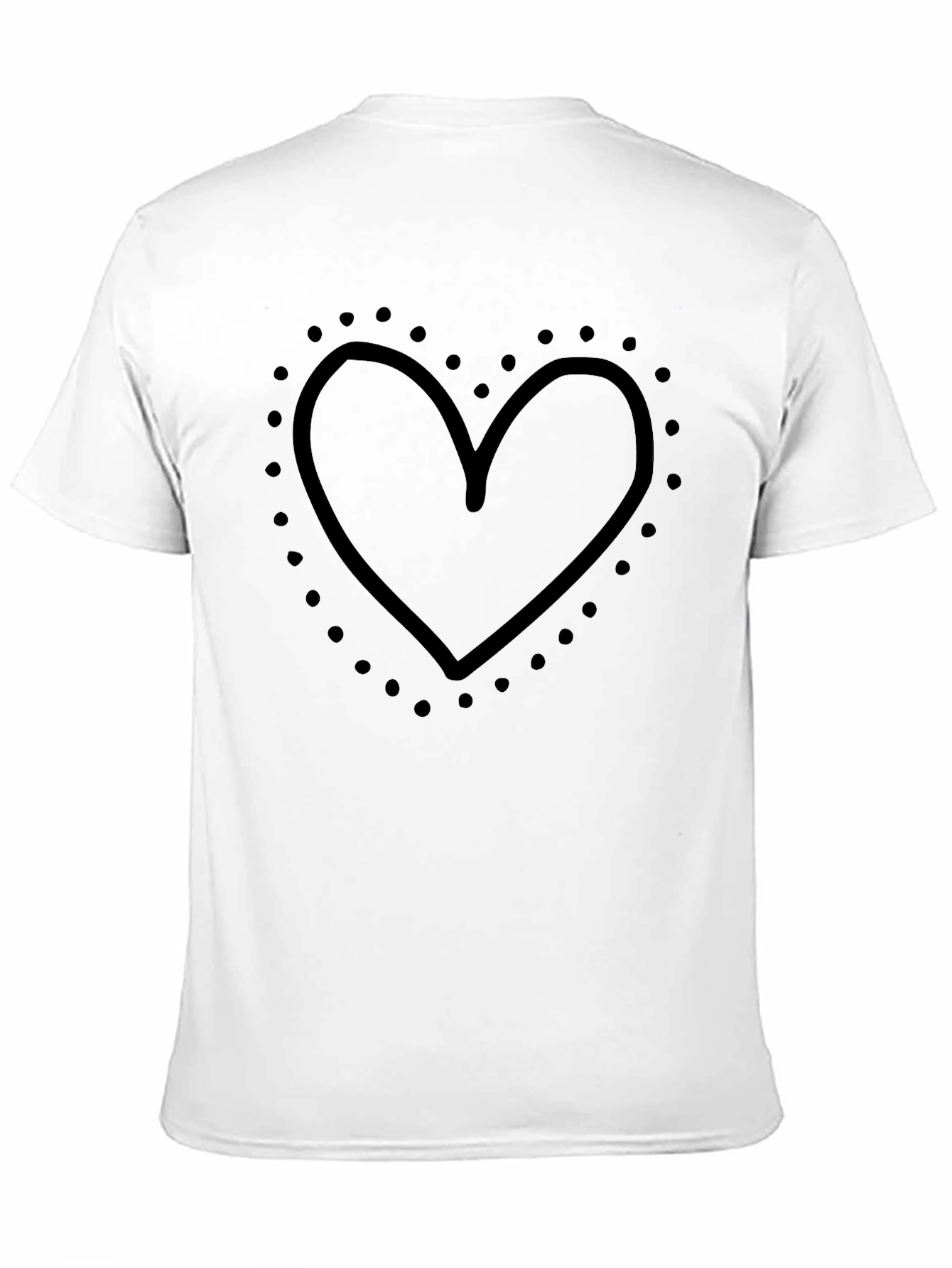 Black Heart Graphic Tee - Casual Style view 11