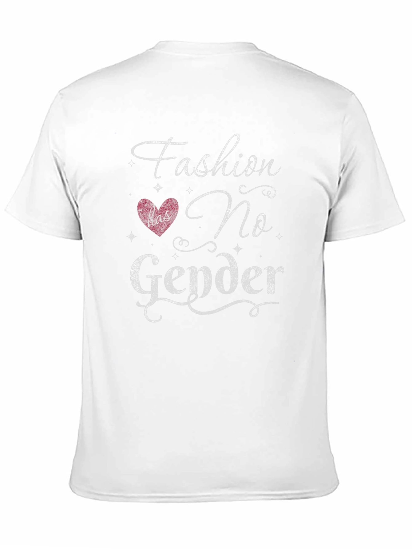 Black Fashion Has No Gender T-Shirt view 11