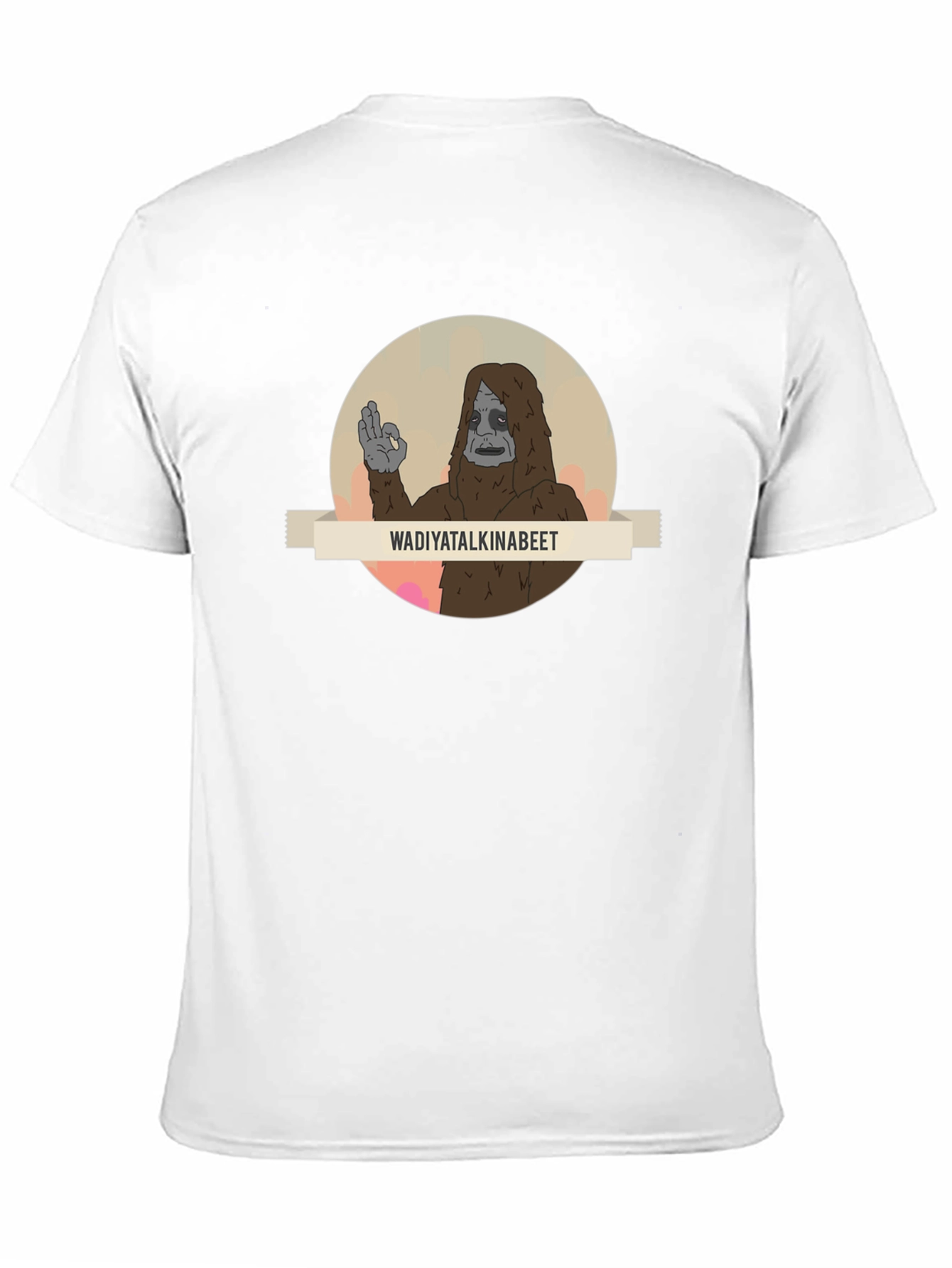 Black Wadiyatalkinabeet Sasquatch T-Shirt view 11